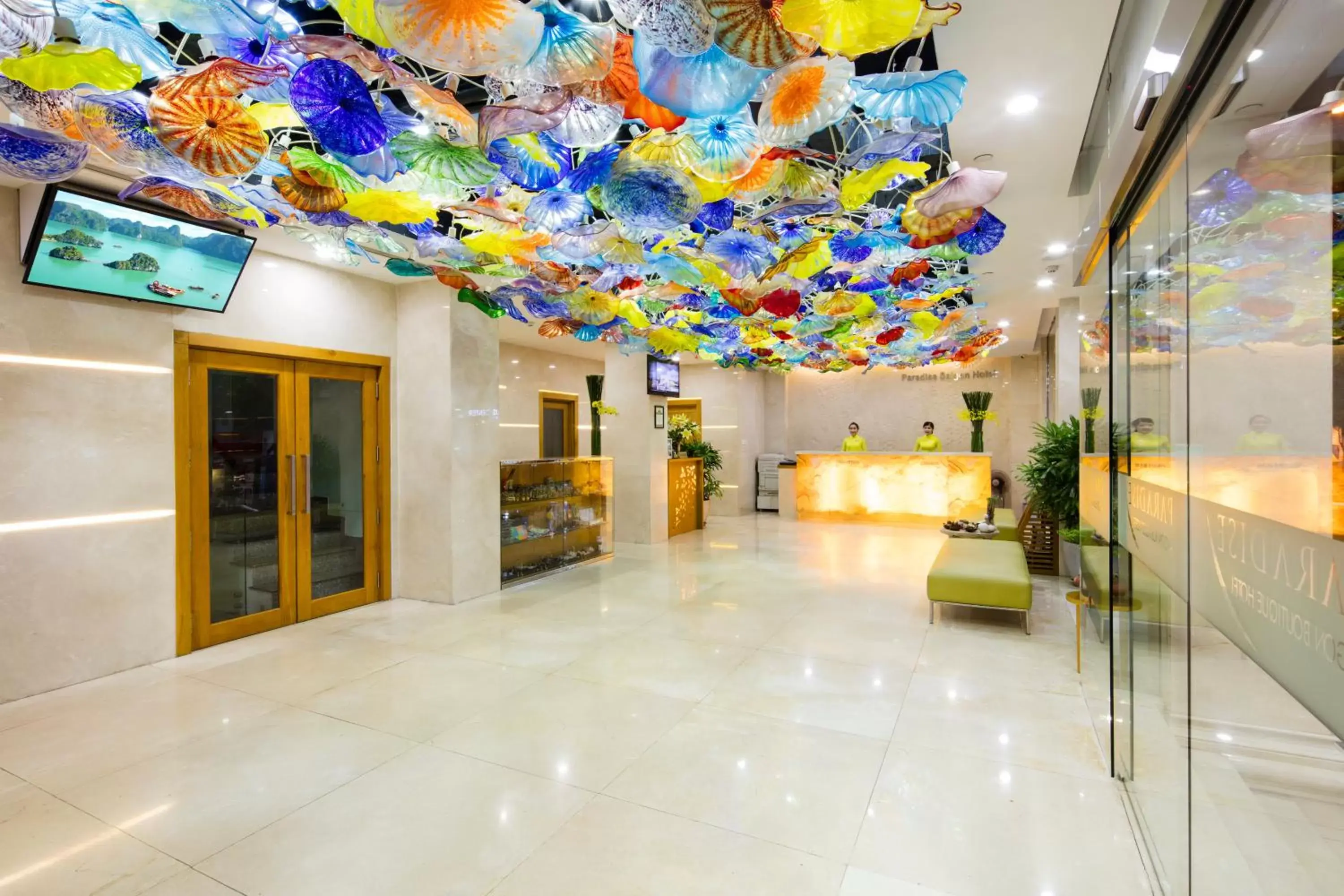 Lobby or reception in Paradise Saigon Boutique Hotel & Spa Lobby or reception in Paradise Saigon Boutique Hotel & Spa