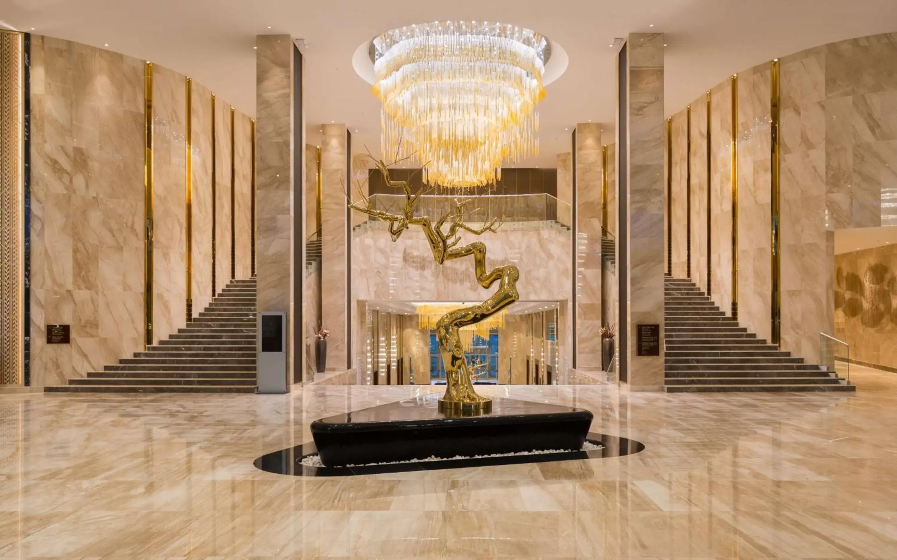 Lobby or reception in Hilton Astana
