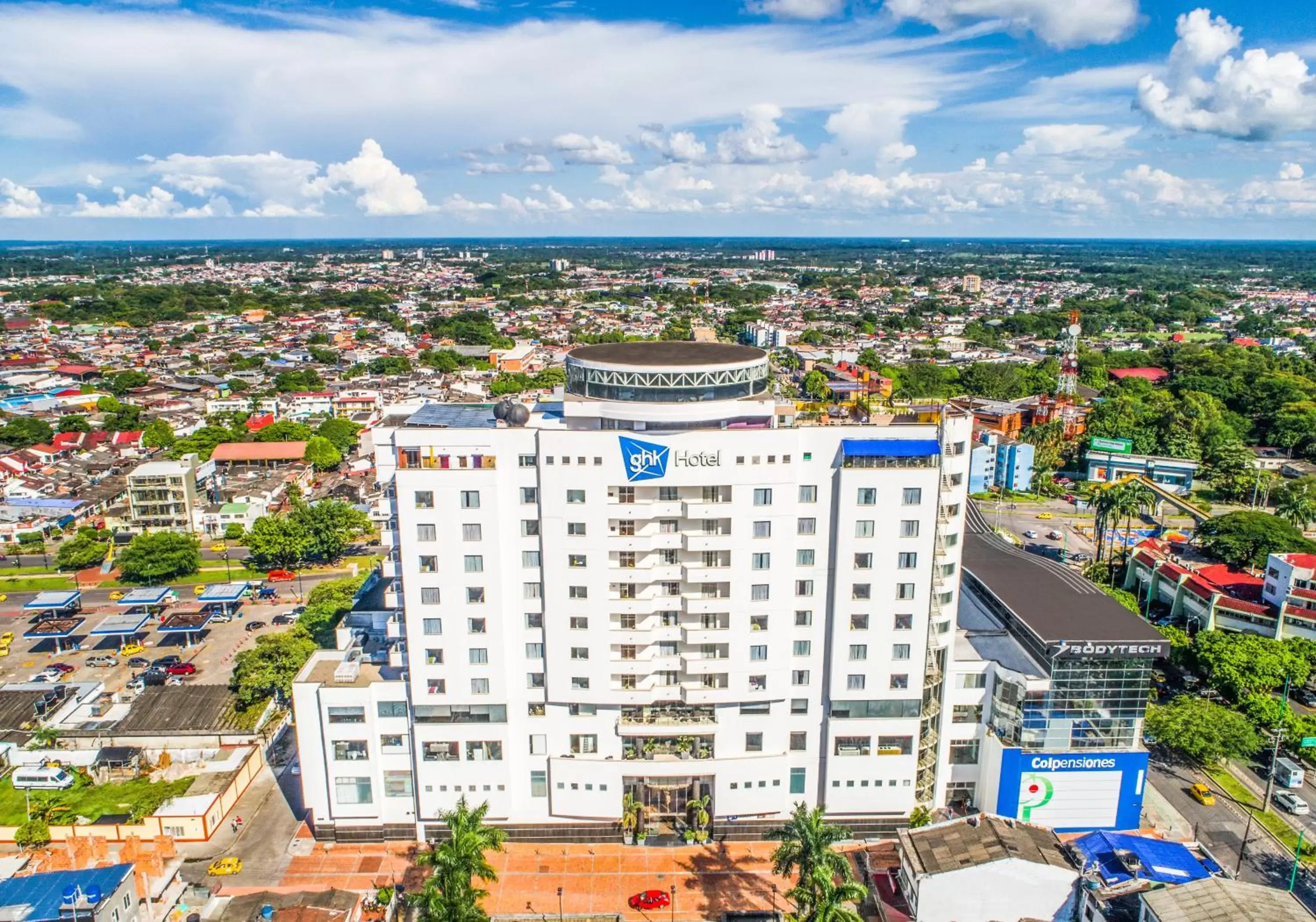 Bird's eye view, Bird's-eye View in GHL Hotel Grand Villavicencio