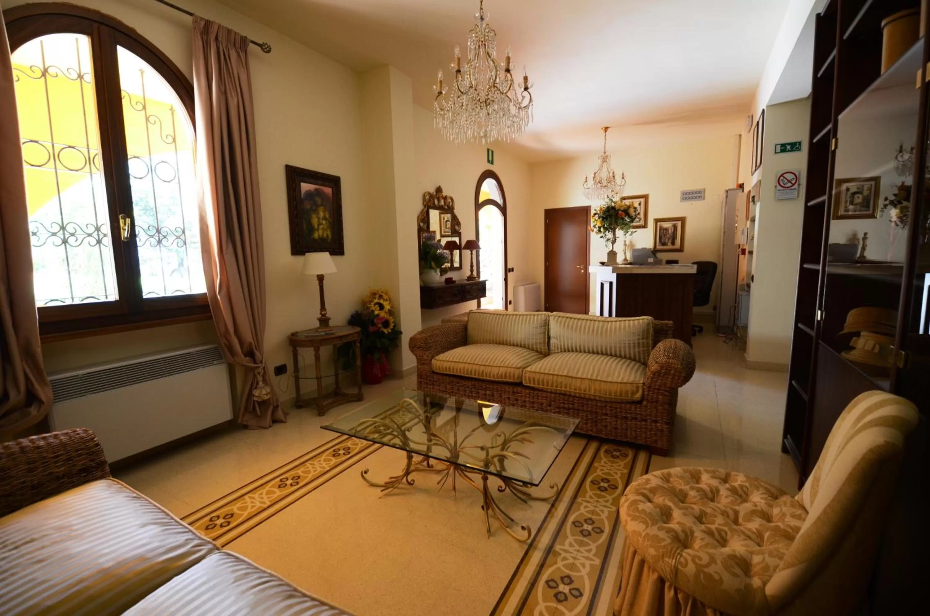 Lobby or reception, Bed in Poggio Degli Olivi
