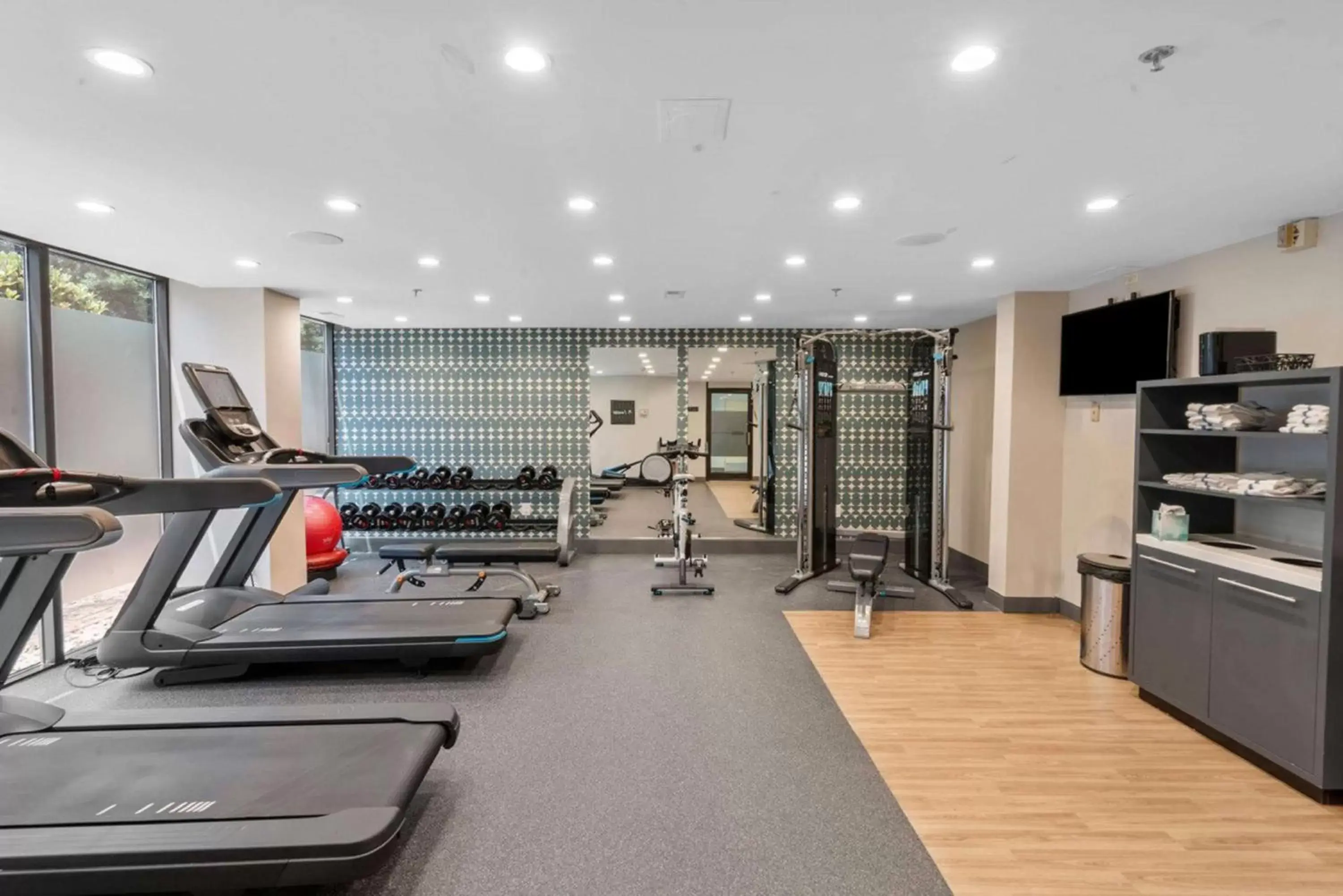 Fitness centre/facilities, Fitness Center/Facilities in DoubleTree by Hilton South Charlotte Tyvola