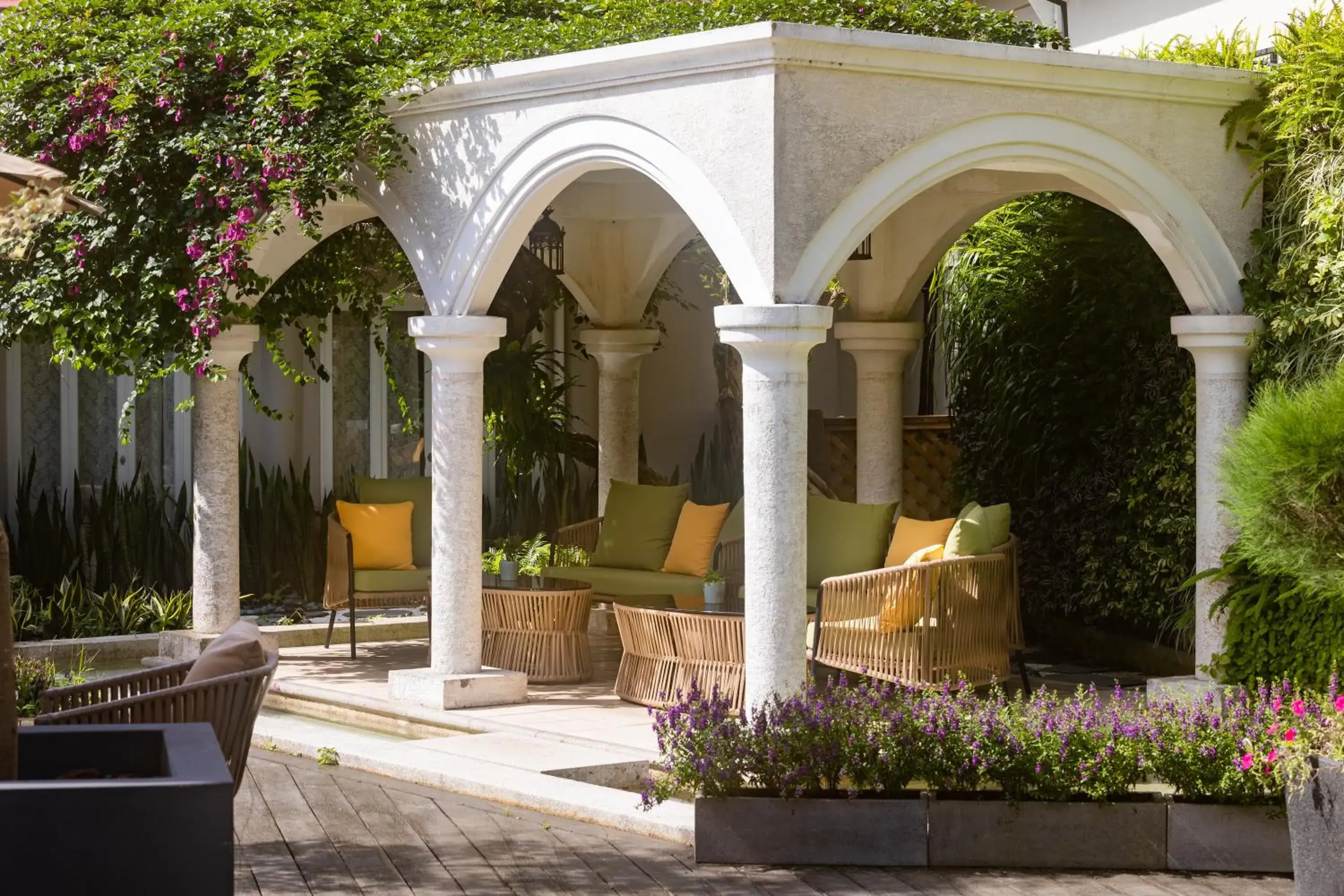 Garden view in Hualien Farglory Hotel Garden view in Hualien Farglory Hotel