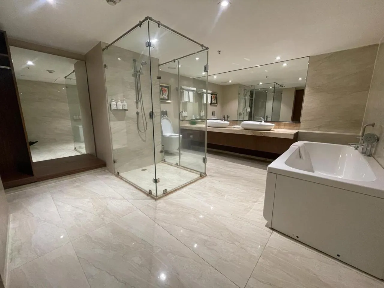 Shower in Holiday Inn Kolkata Airport by IHG