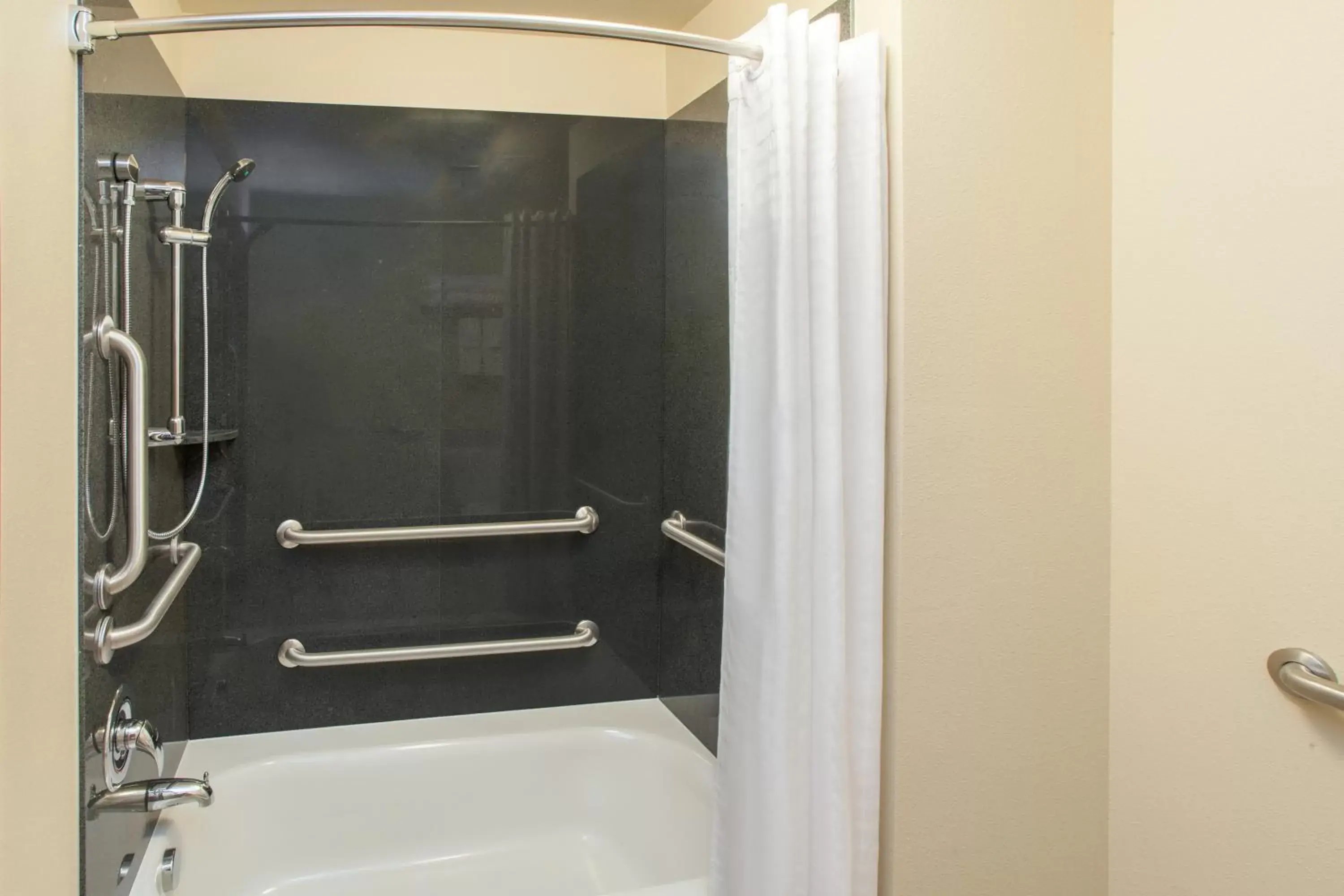 Shower, Bathroom in Baymont by Wyndham Grand Forks