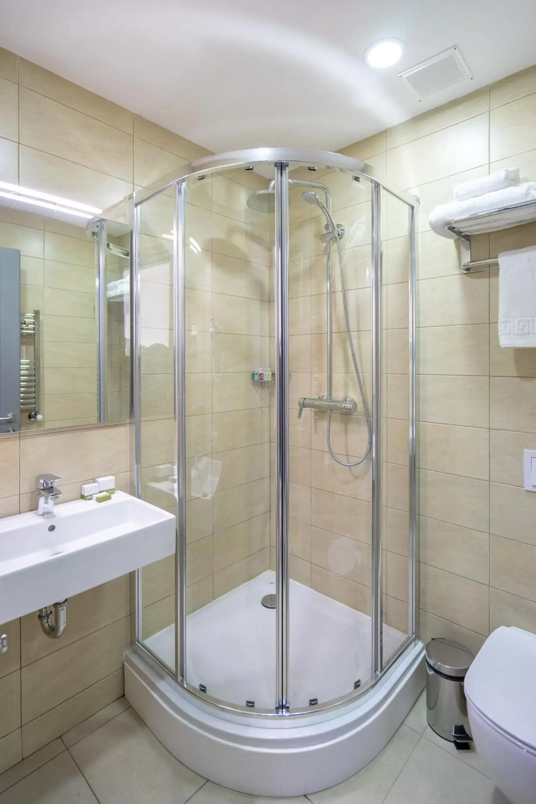 Shower, Bathroom in Hotel Atlas Abashidze