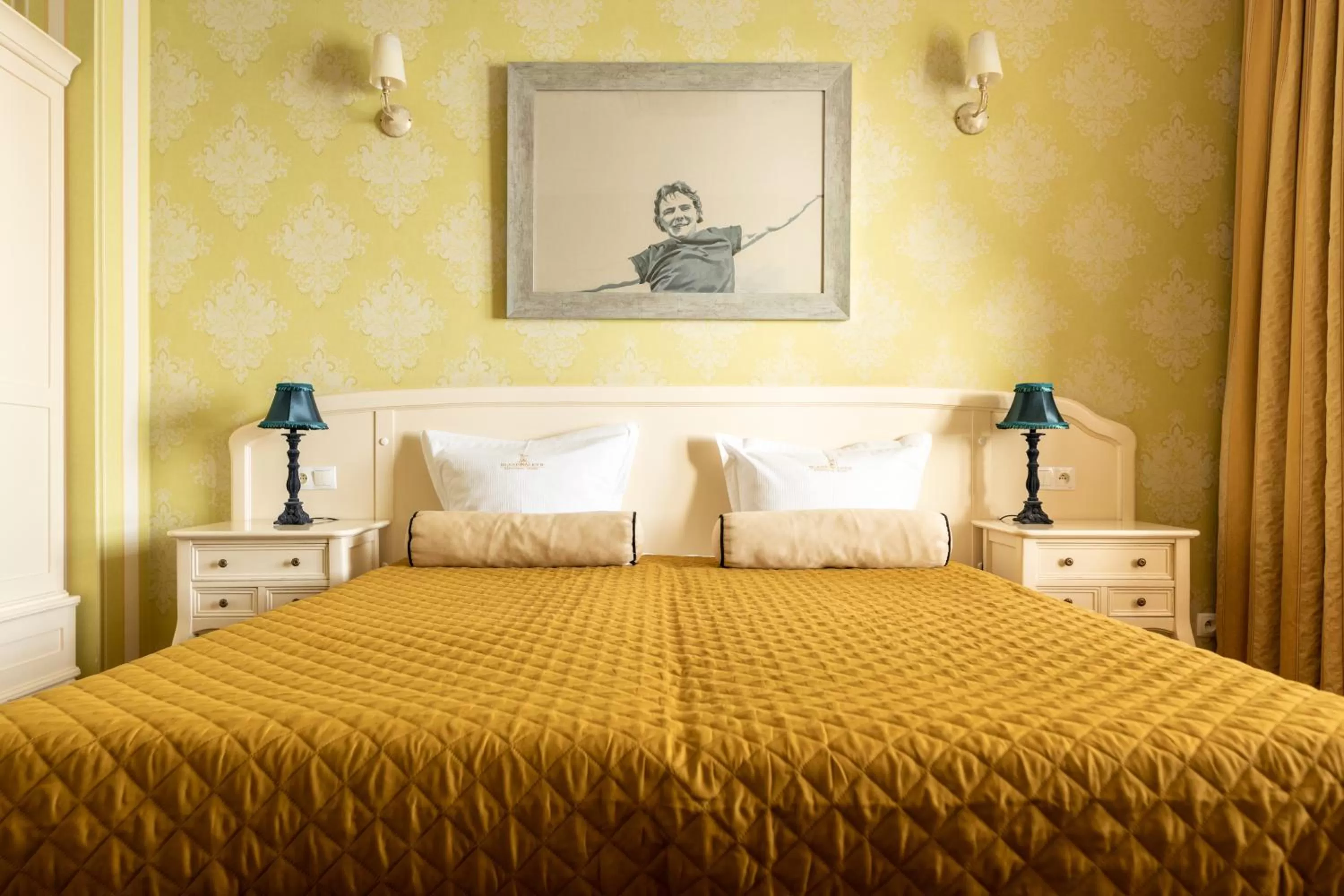 Bed in SleepWalker Boutique Suites