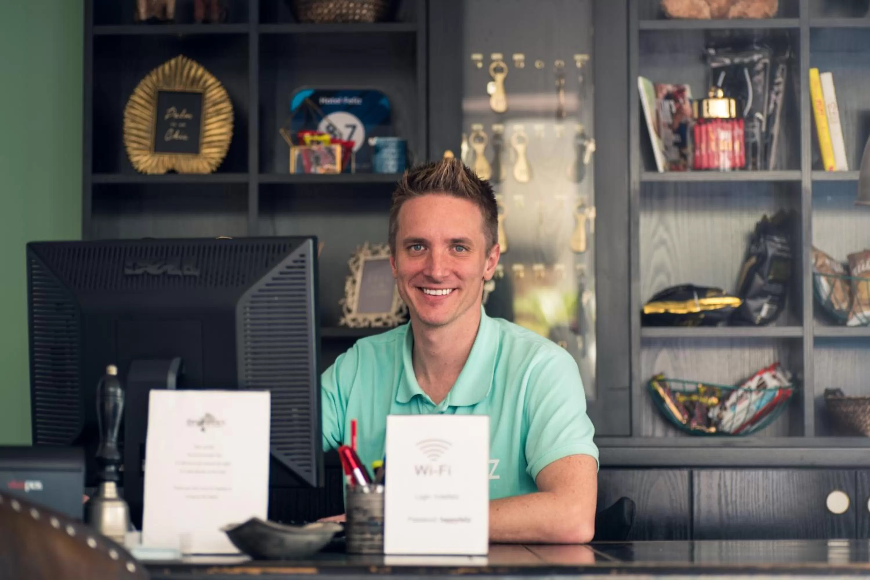 Lobby or reception in Hotel Feliz