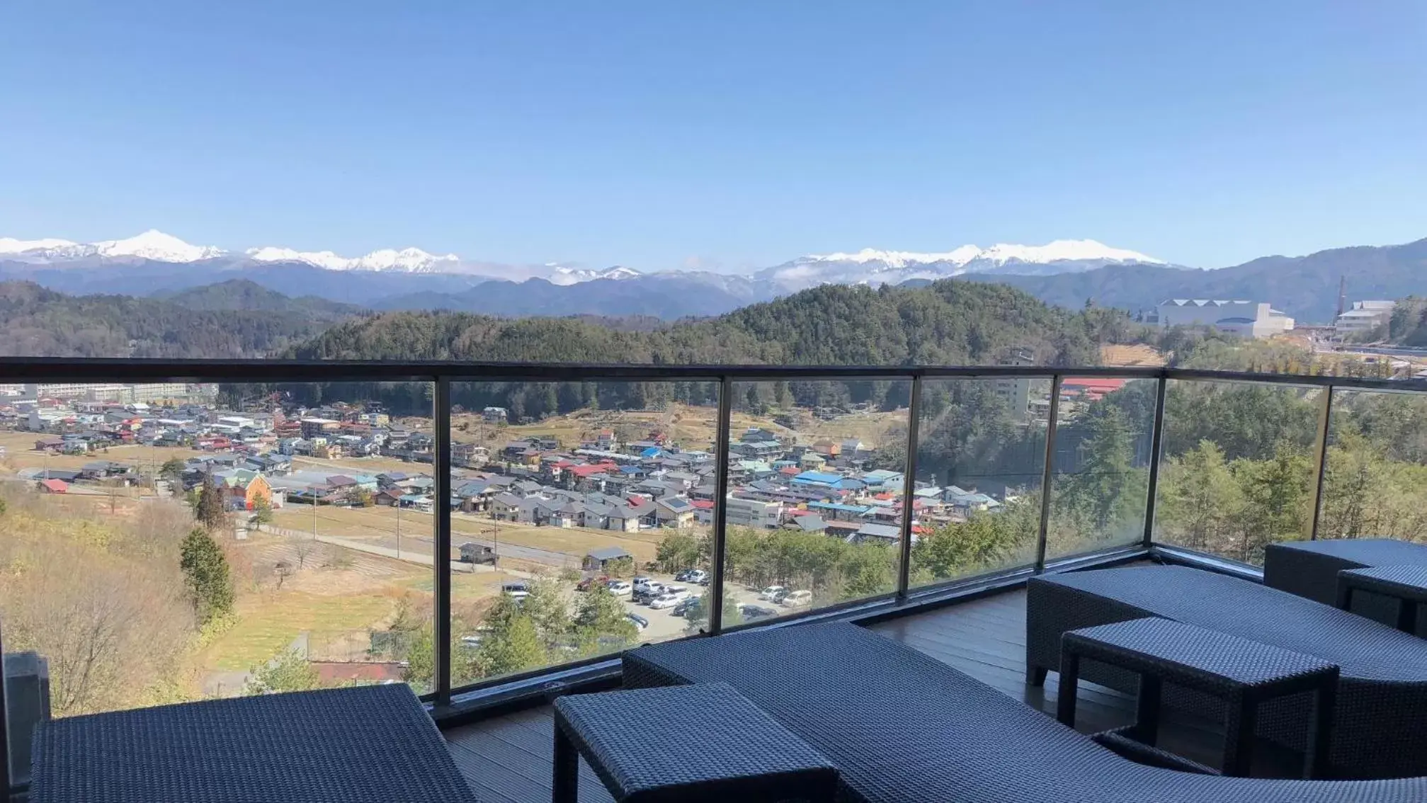 Balcony/Terrace, Mountain View in Hotel Associa Takayama Resort