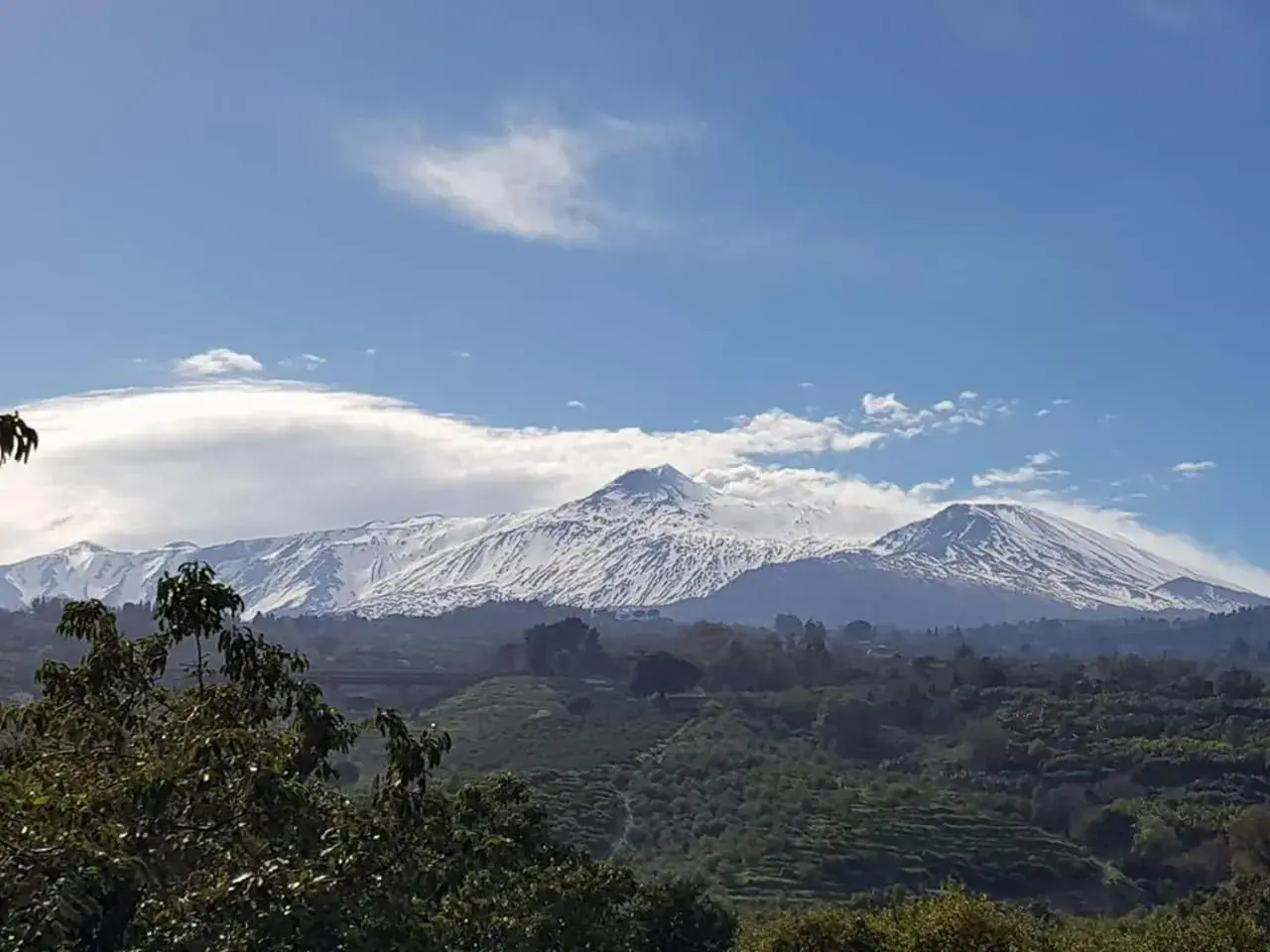 Mountain View in Etna Hotel