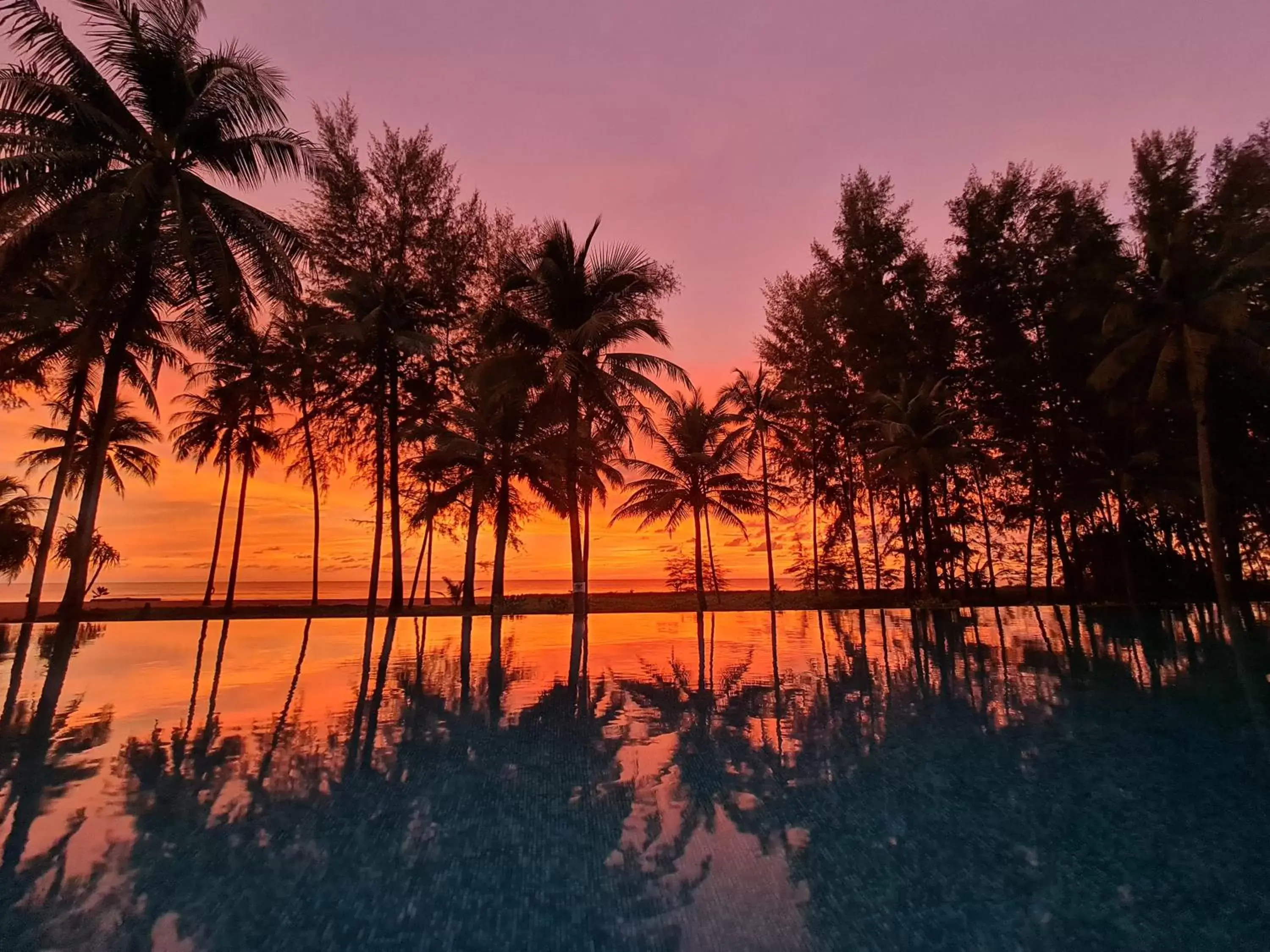 Swimming pool, Sunrise/Sunset in The Haven Khao Lak - SHA Extra Plus