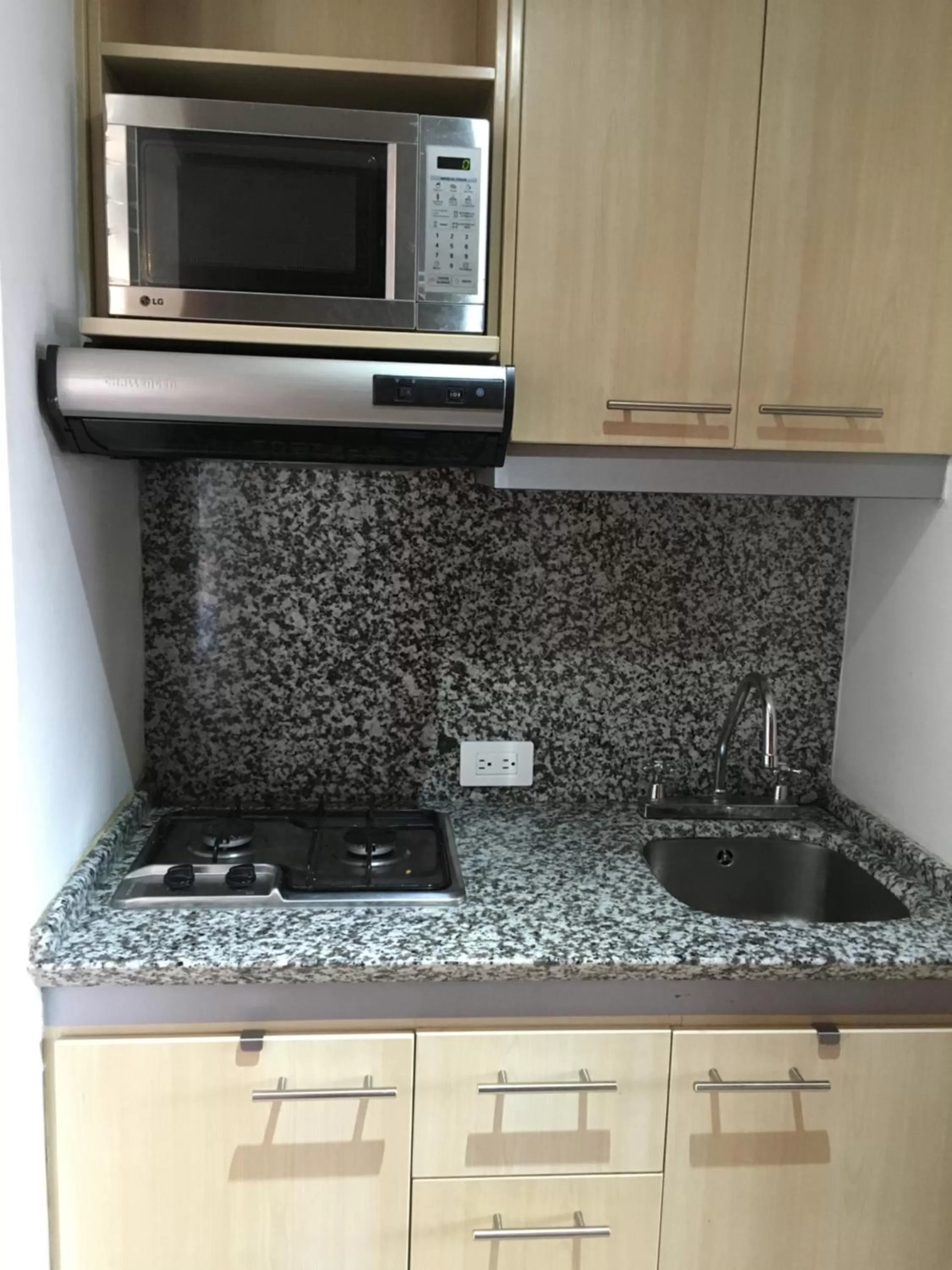 Kitchen or kitchenette in Suites Parque Real