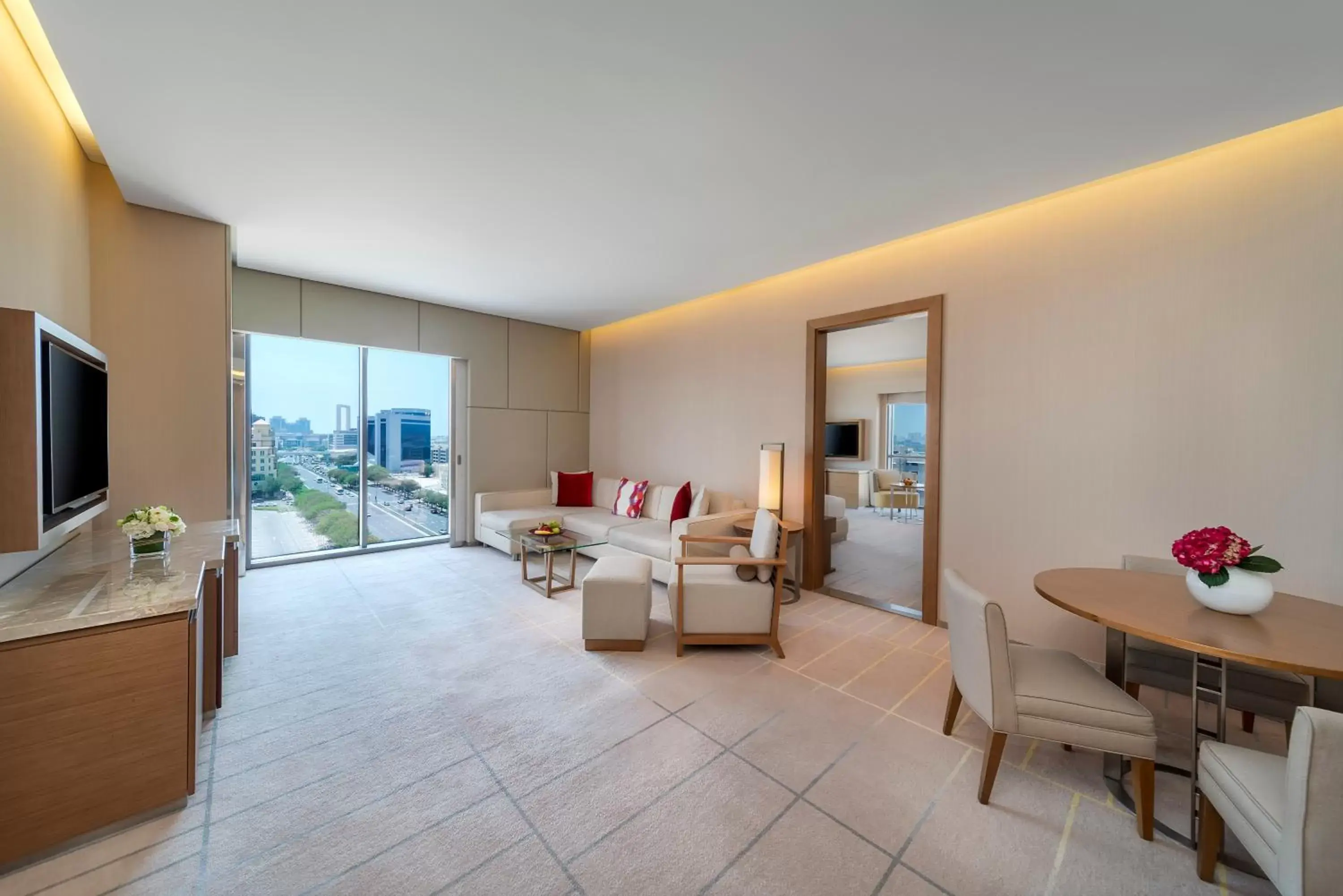 Living room in Hyatt Regency Dubai Creek Heights