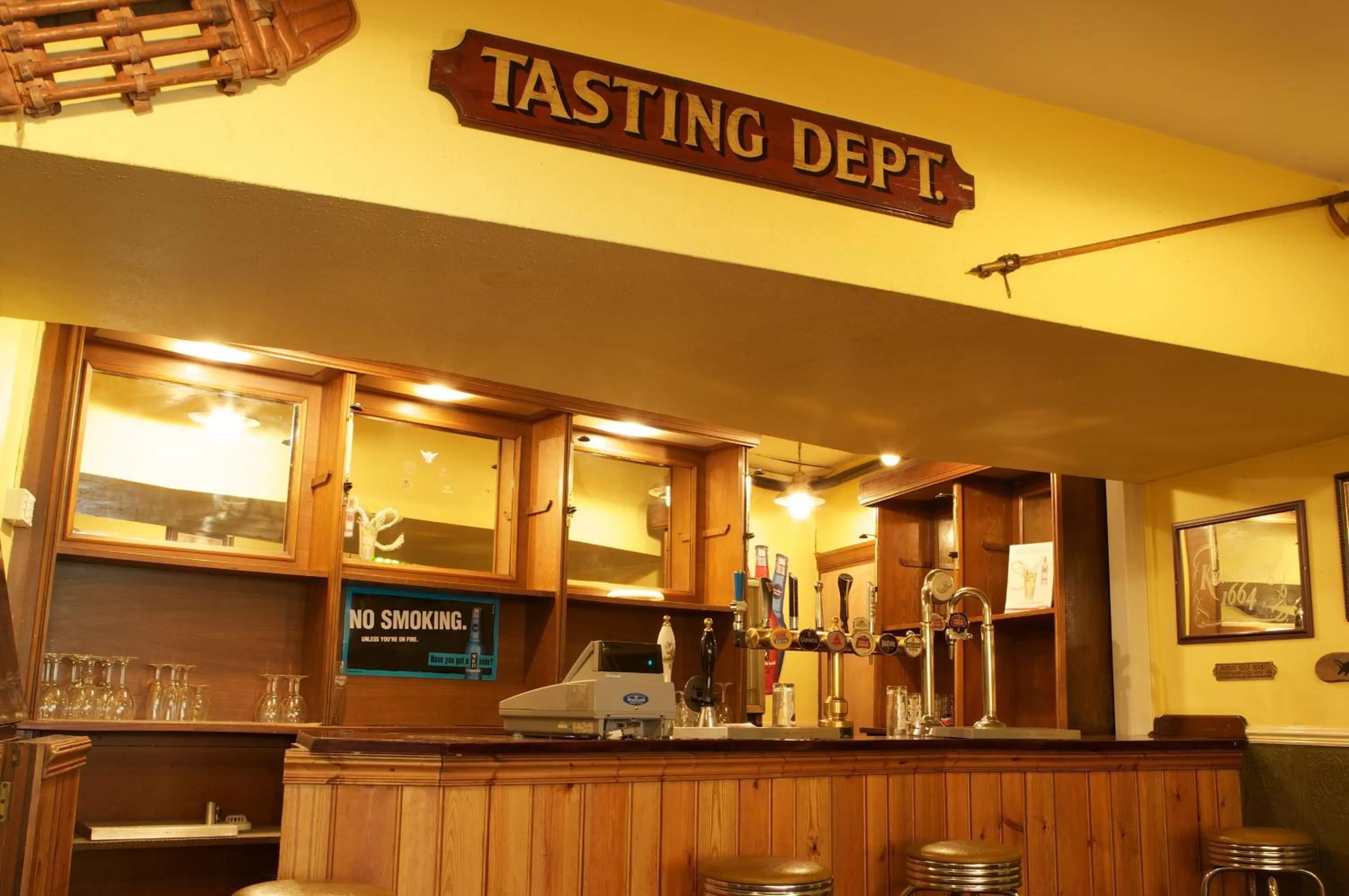 Decorative detail in Radstock Hotel near Bath