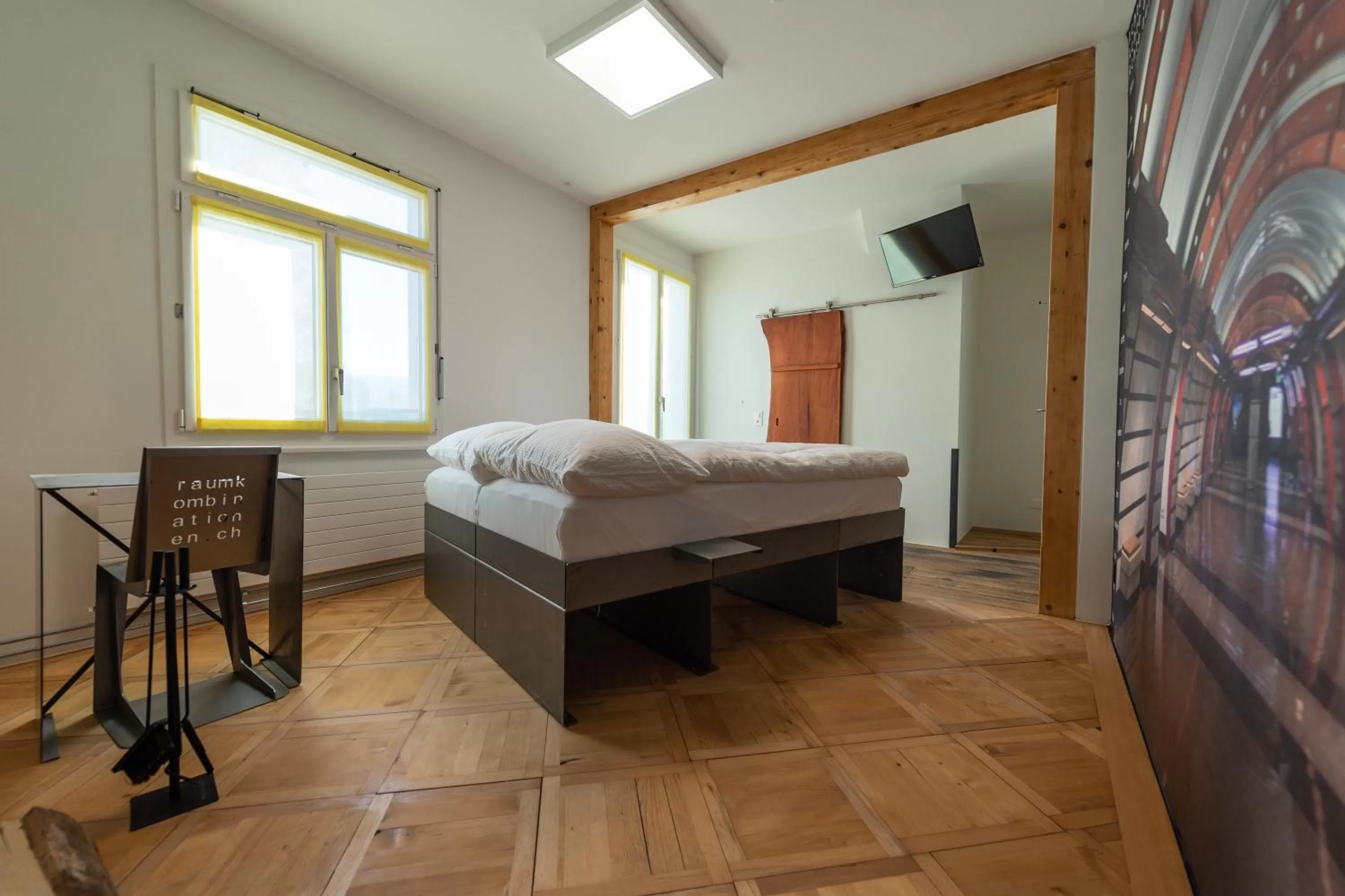 Bed in Boutique Hotel BS16 before Bern City Parking gratis