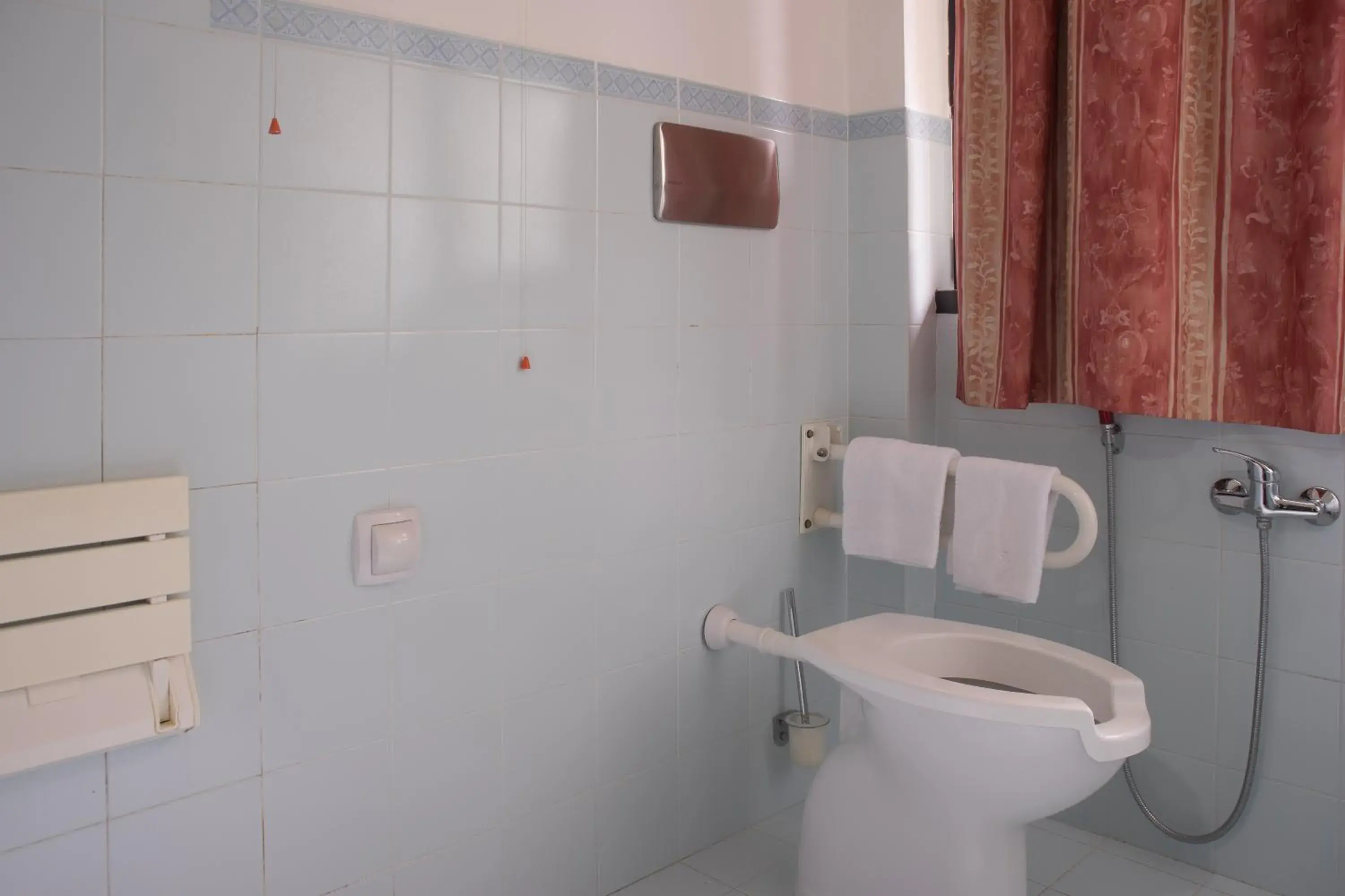 Facility for disabled guests, Bathroom in Hotel Garda