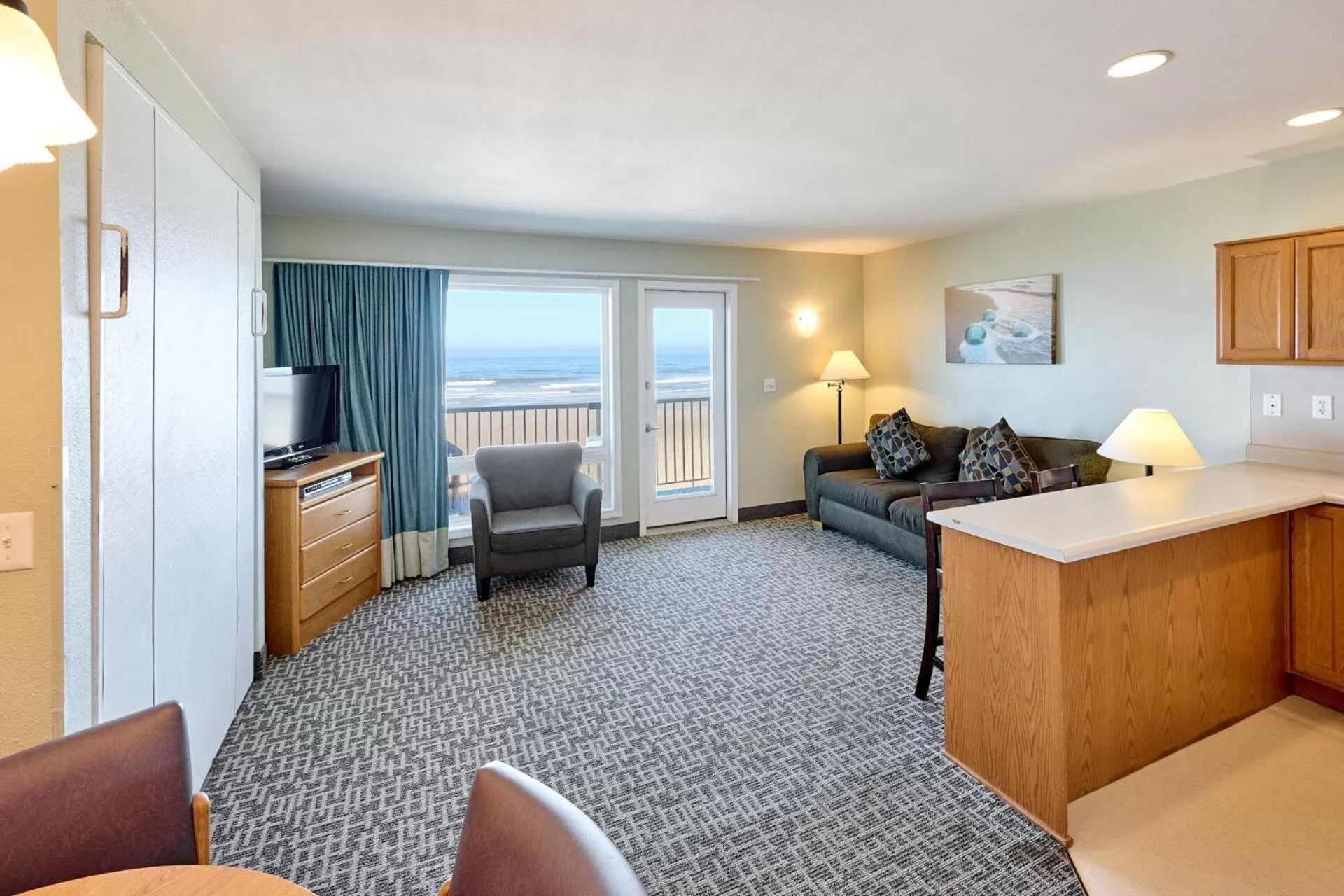 Bed, Seating Area in D Sands Rentals