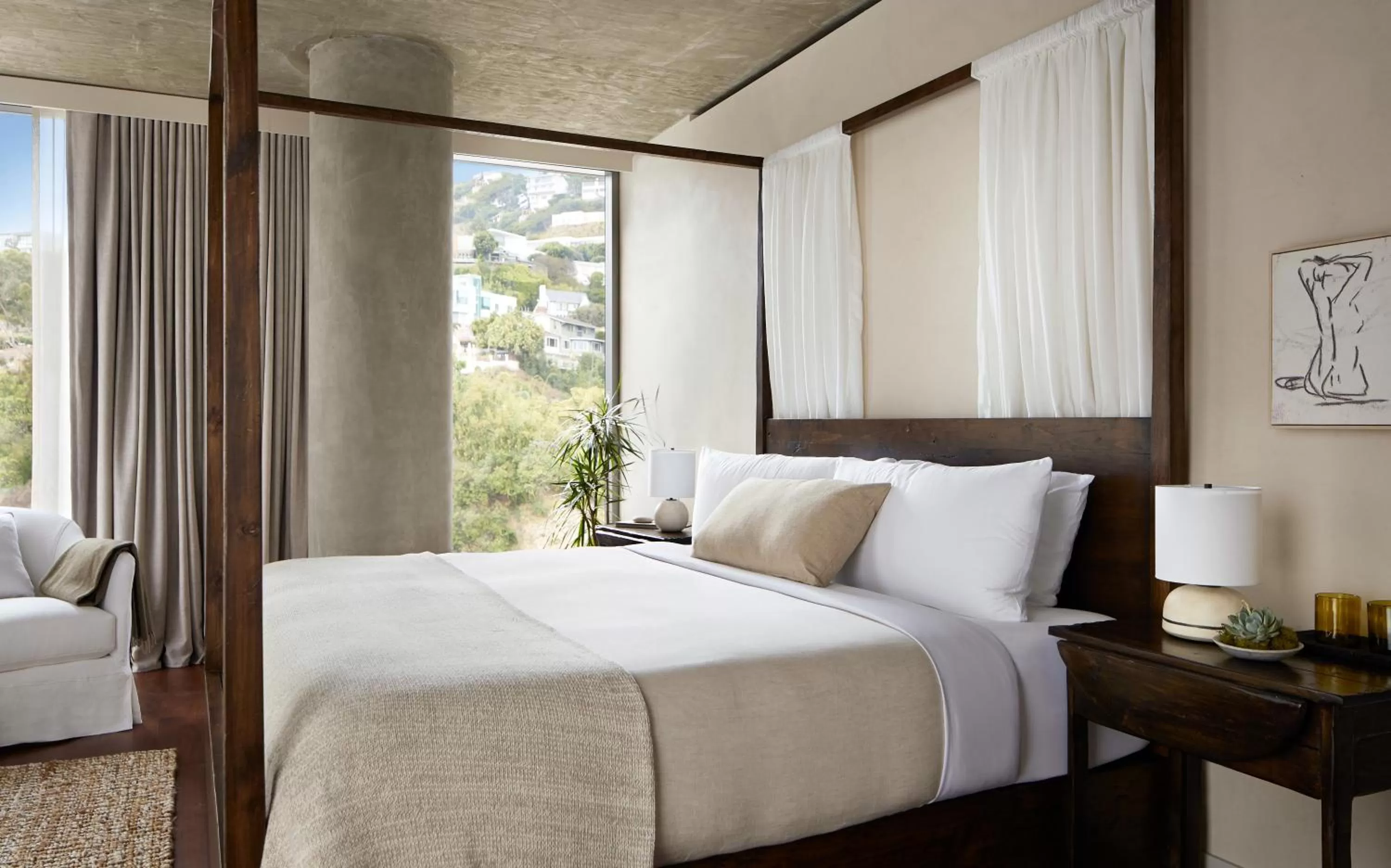 Bedroom, Bed in 1 Hotel West Hollywood