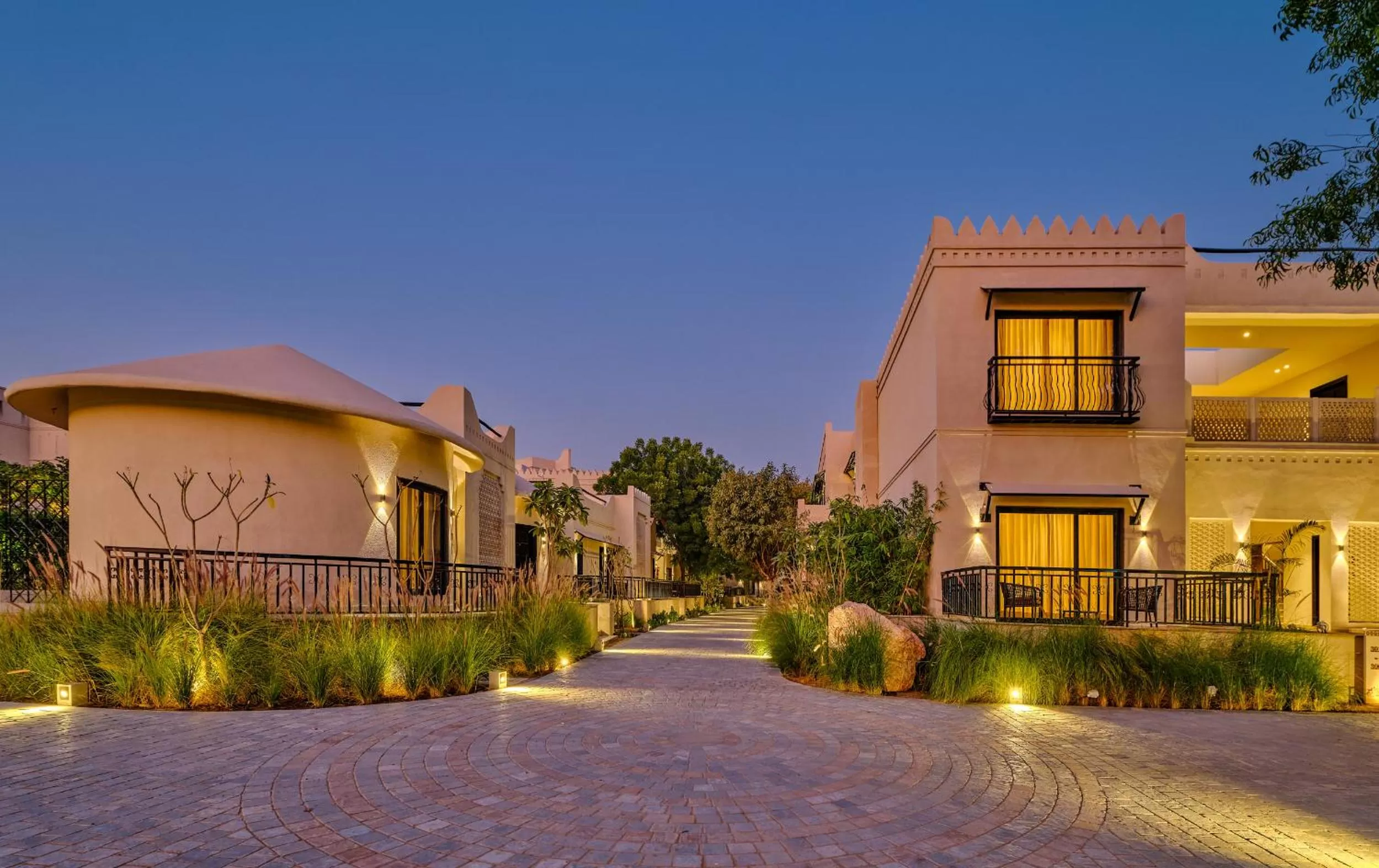 Facade/entrance in Pride Amber Vilas Resort & Convention Centre