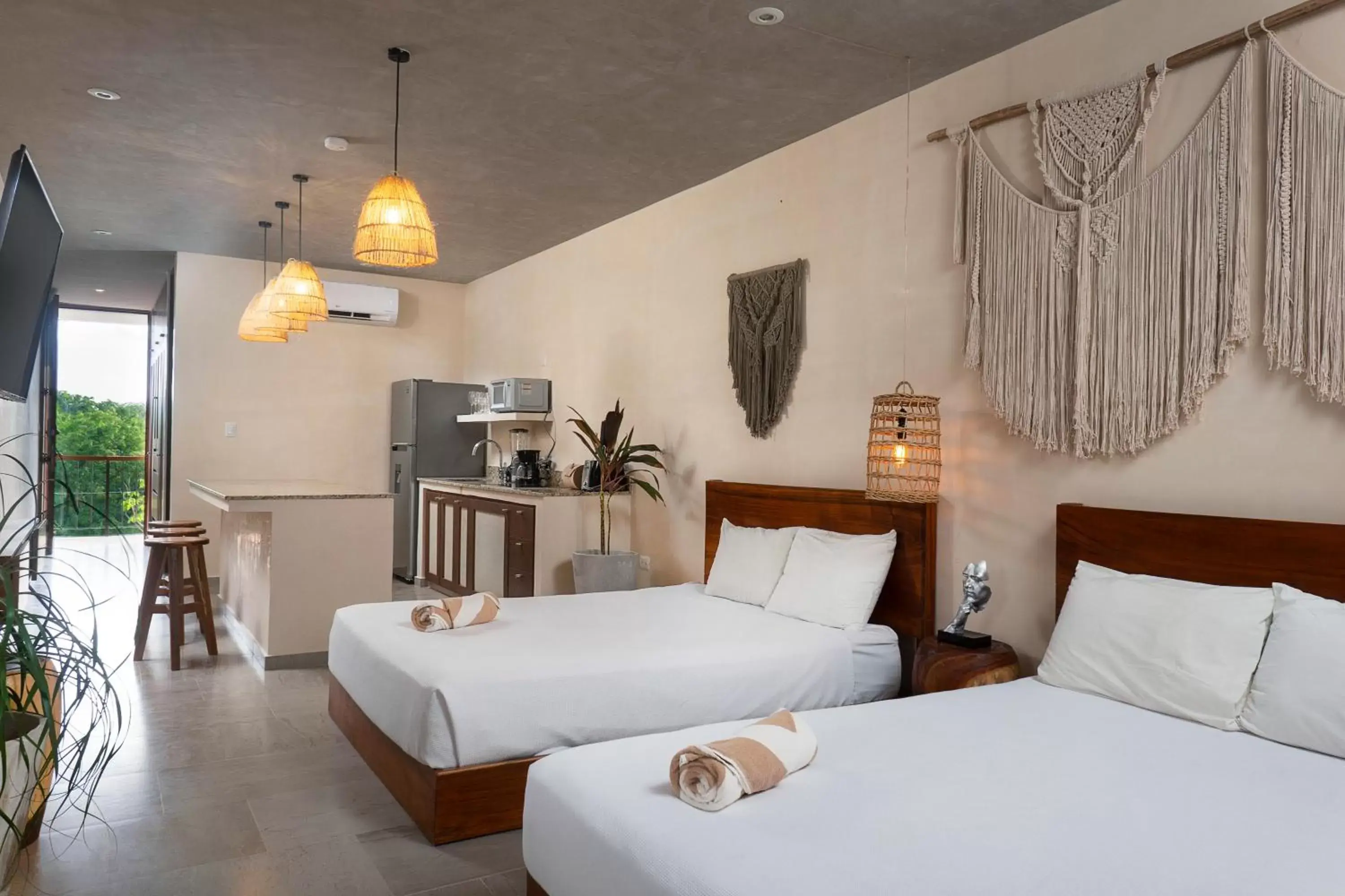 Bedroom, Bed in ARUNA TULUM-Luxury Studios & Apartments