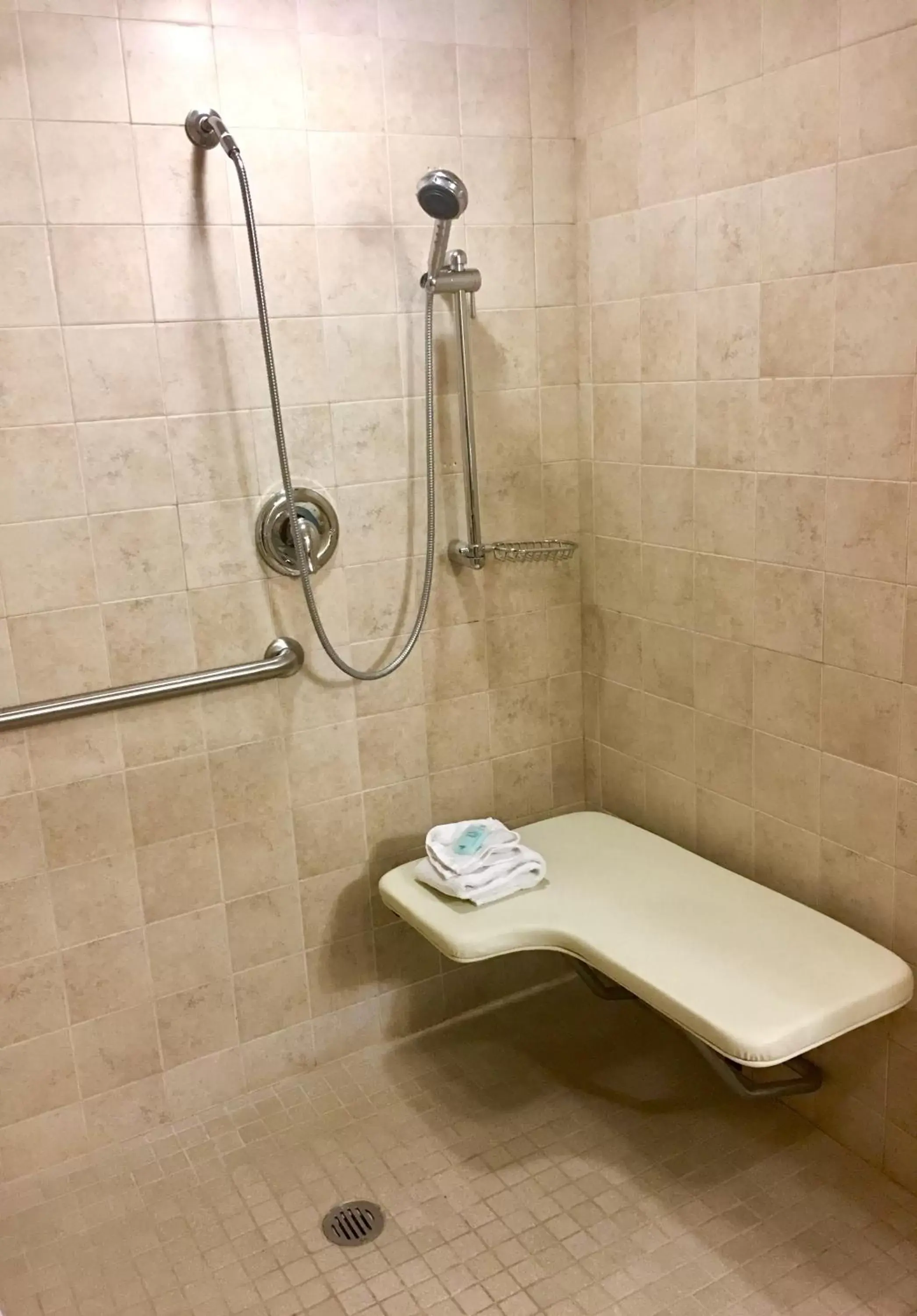 Shower, Bathroom in Wyndham Garden Philadelphia Airport