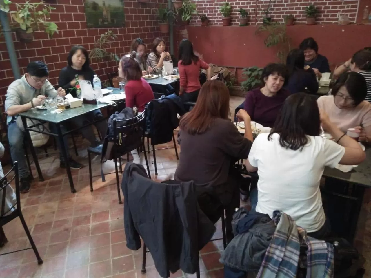 group of guests in Hotel Earth House