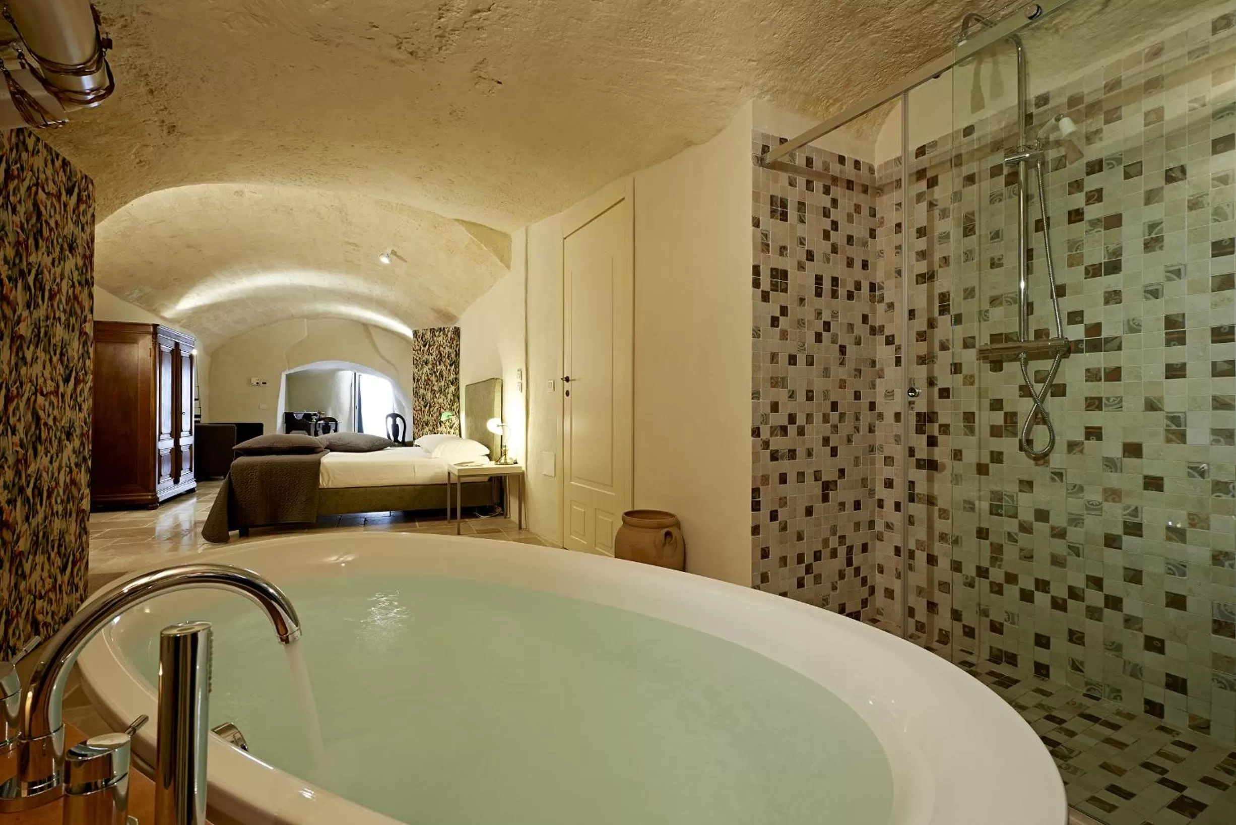 Steam room in Fra I Sassi Residence