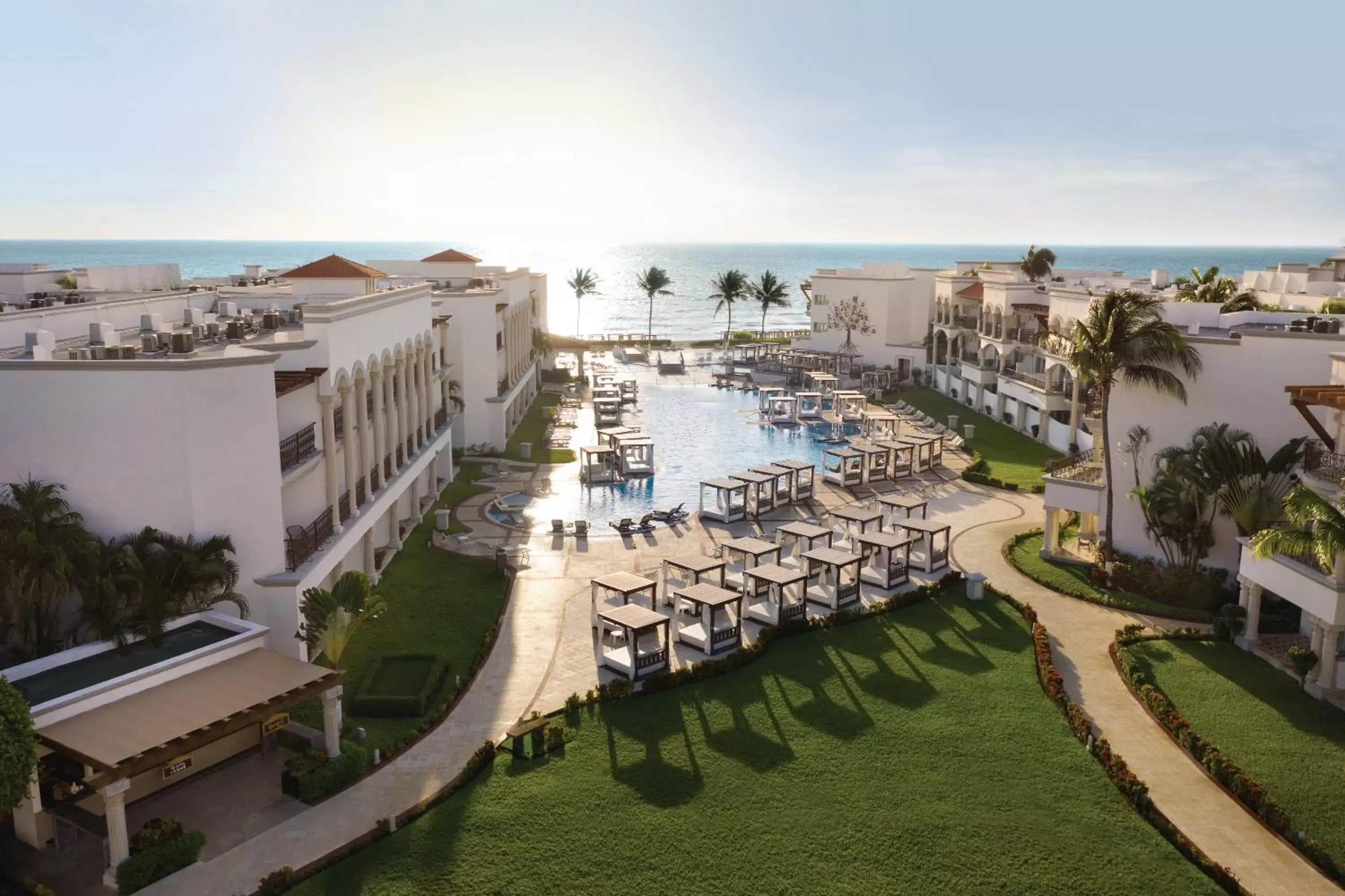 Bird's eye view, Pool View in Hilton Playa del Carmen, an All-Inclusive Adult Only Resort