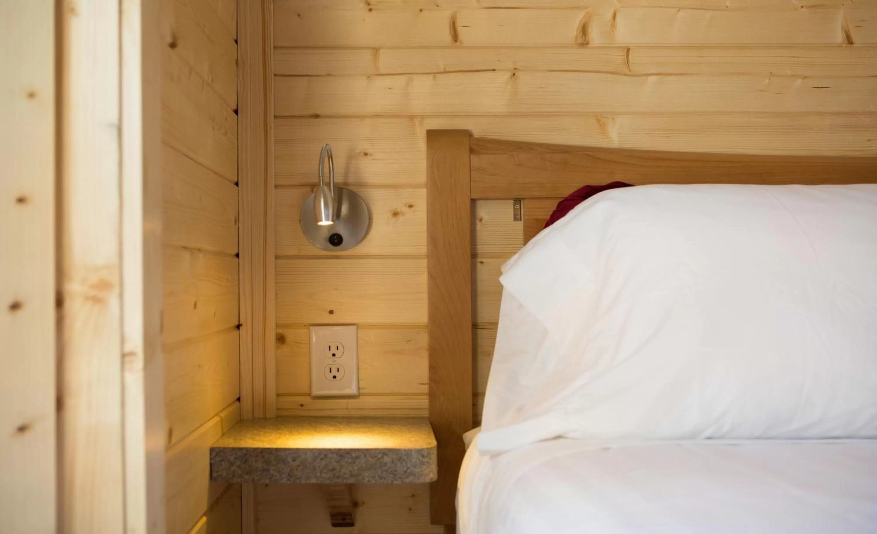 Decorative detail, Bed in Sheltered Nook On Tillamook Bay
