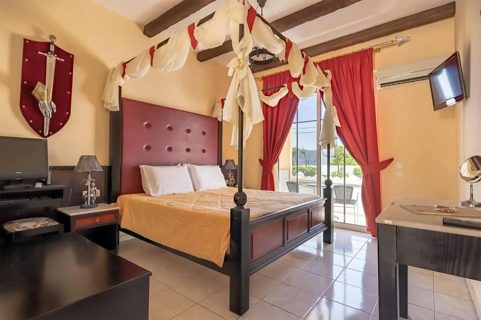 Bed in Castello Di Cavallieri Suites & Spa - Adults Only Bed in Castello Di Cavallieri Suites & Spa - Adults Only