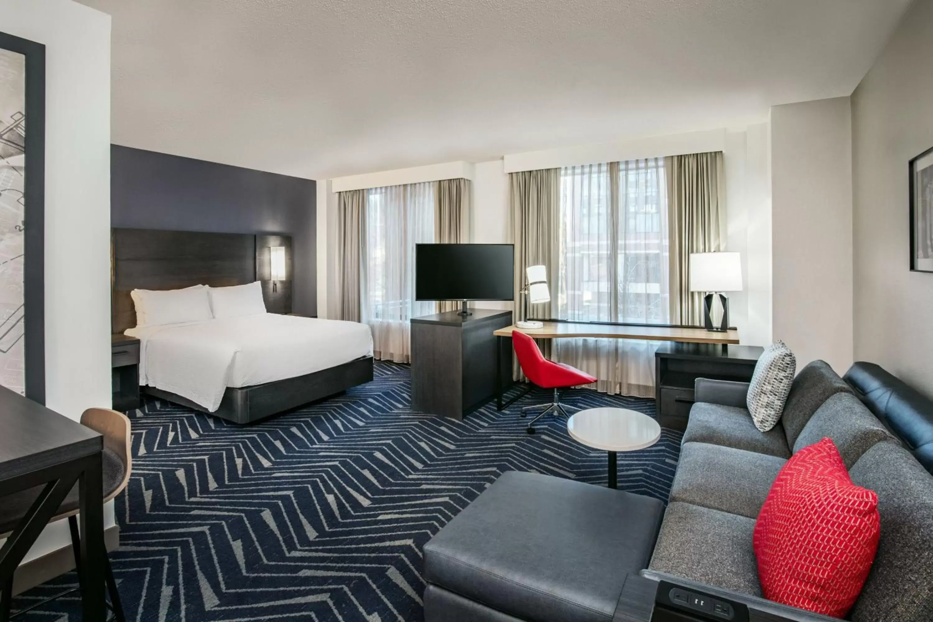 Photo of the whole room, Seating Area in Residence Inn by Marriott Boston Cambridge