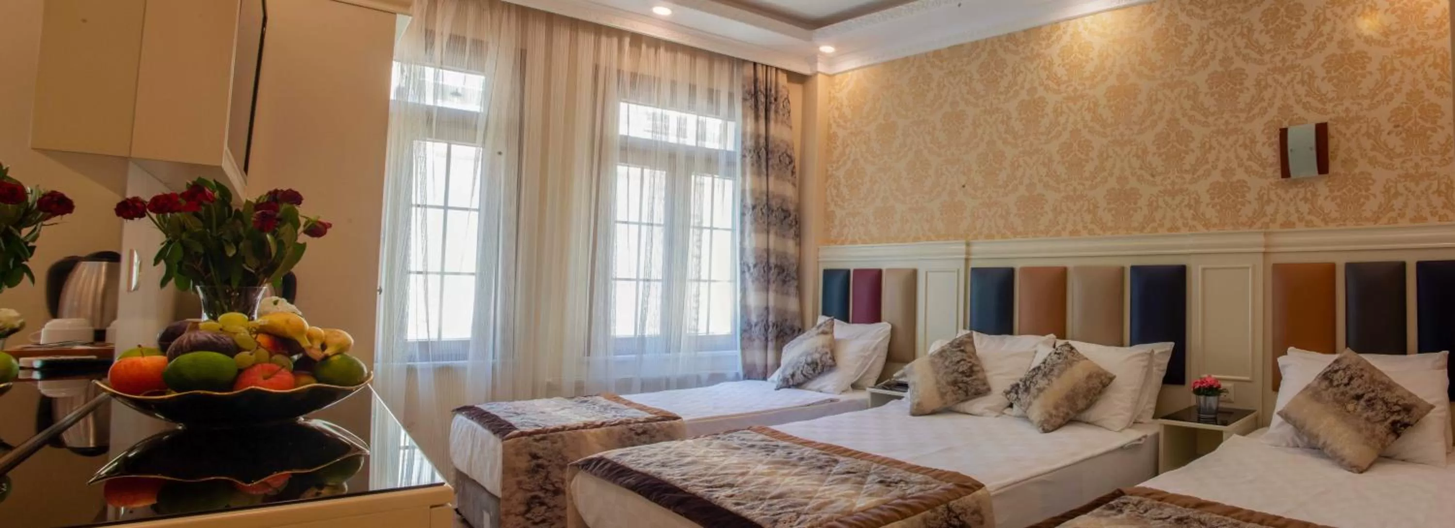 Bed in Best Nobel Hotel