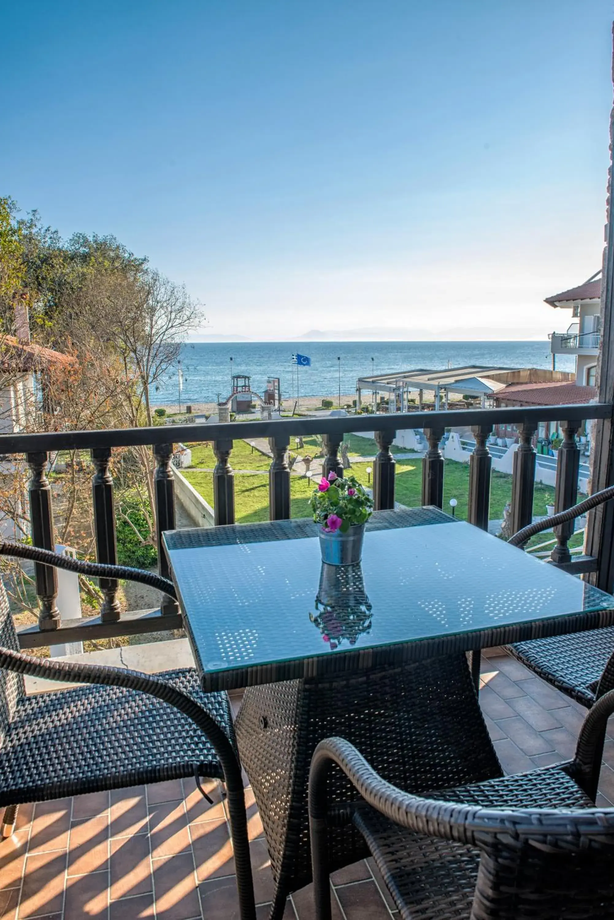 Balcony/Terrace in Georgalas Sun Beach Resort
