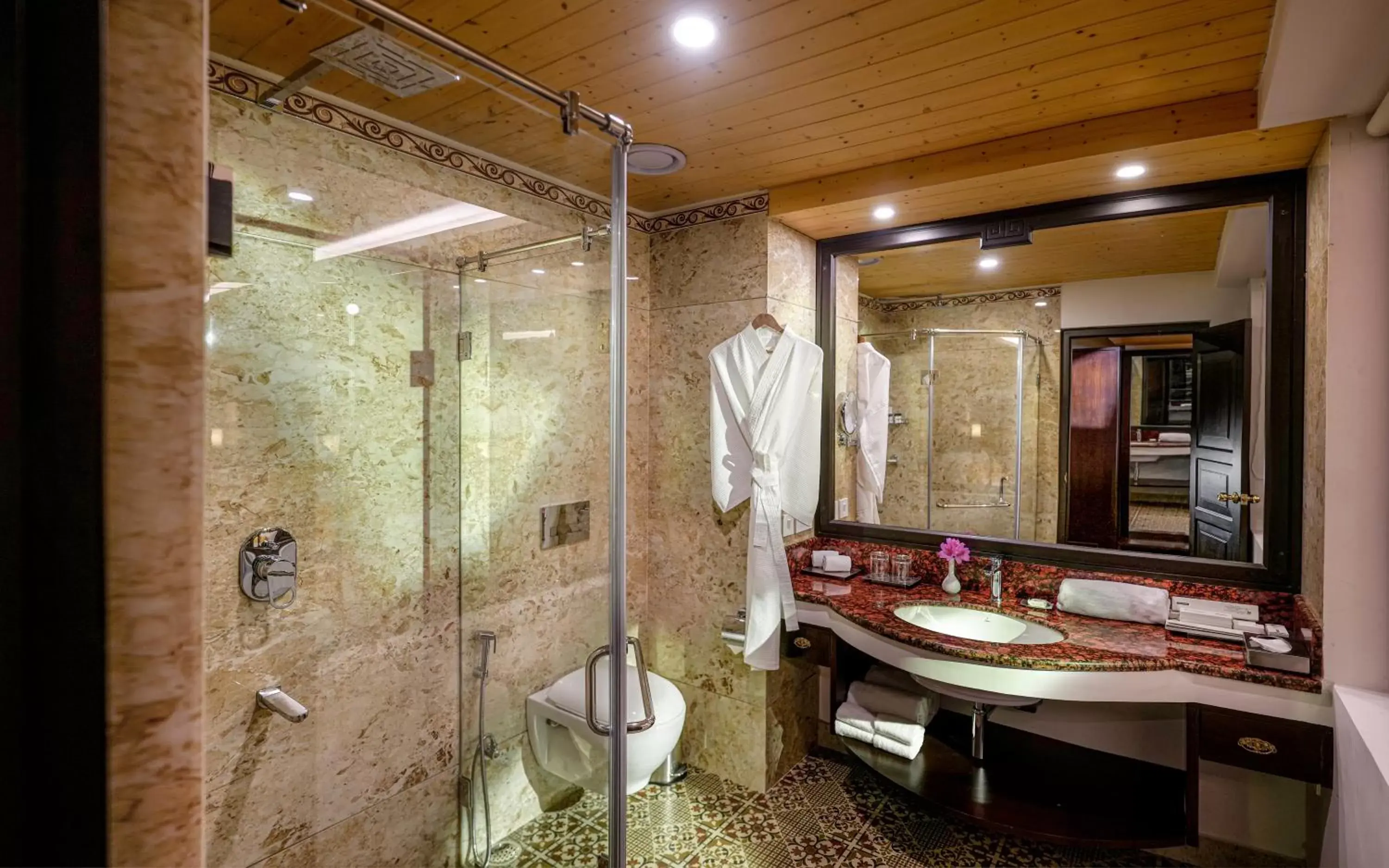 Shower, Bathroom in Denzong Regency- Luxury Mountain Retreat Spa & Casino