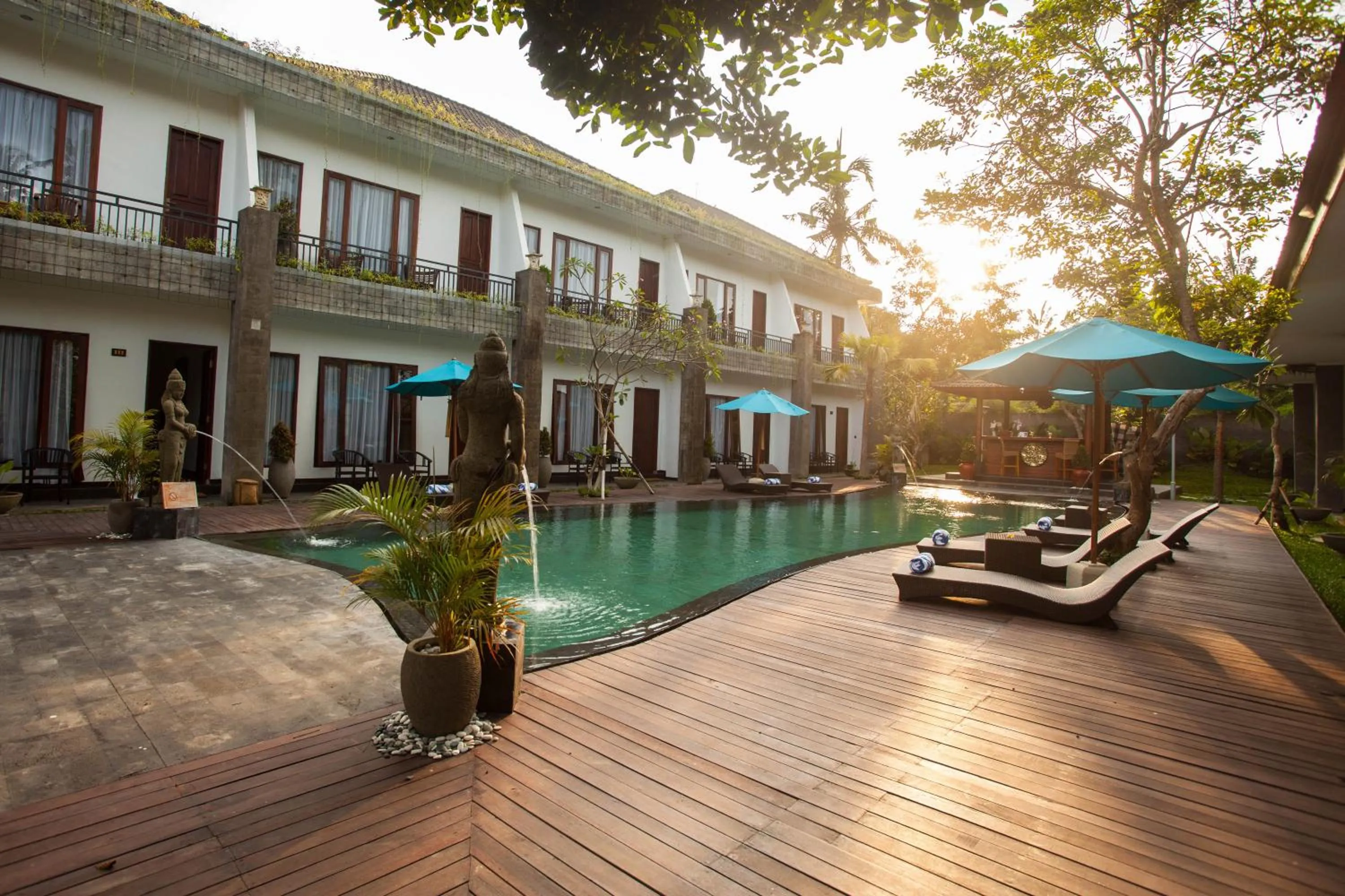 Property building in Ubud Raya Boutique Hotel