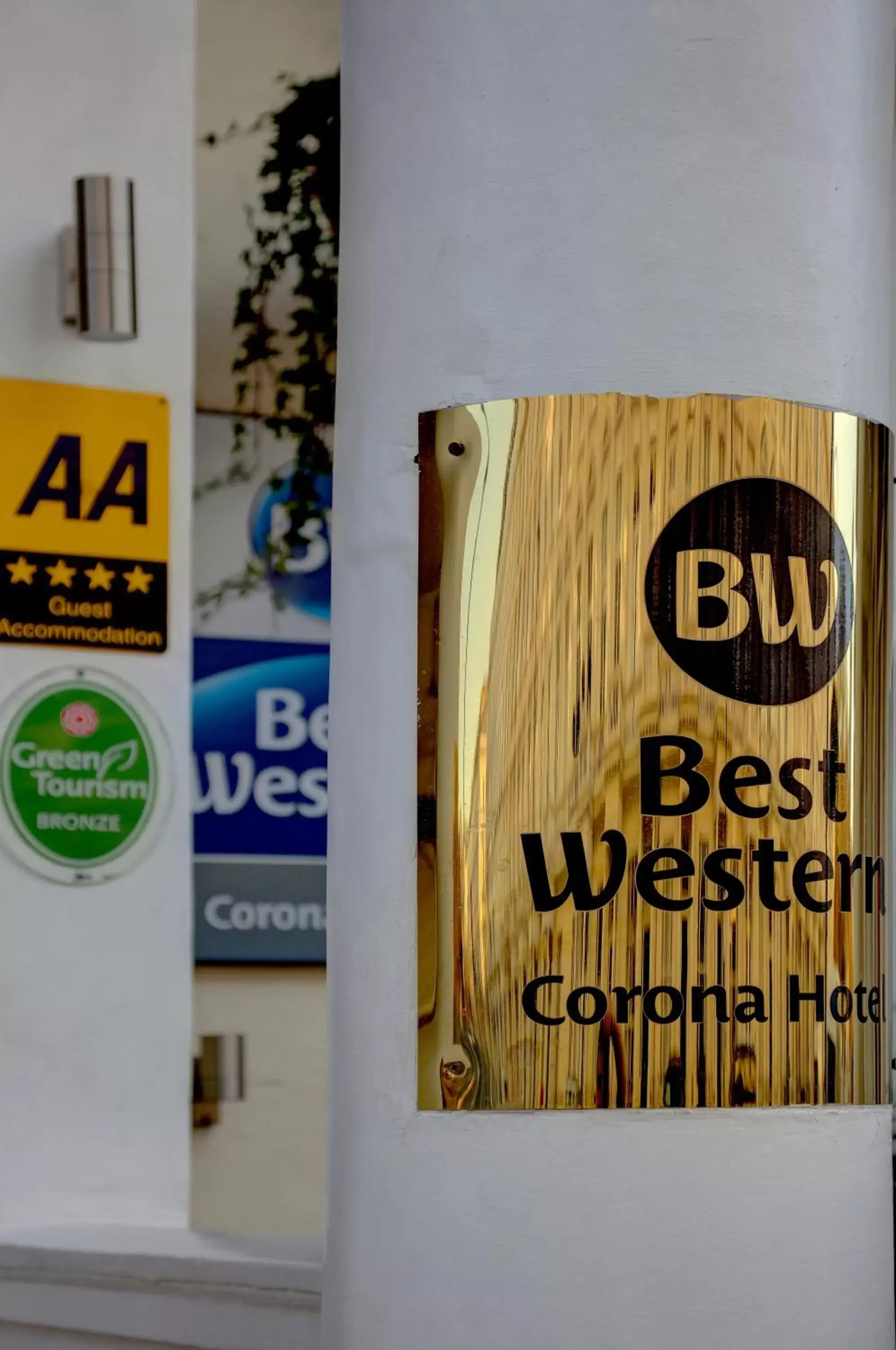 Property logo or sign, Logo/Certificate/Sign/Award in Best Western Corona Hotel