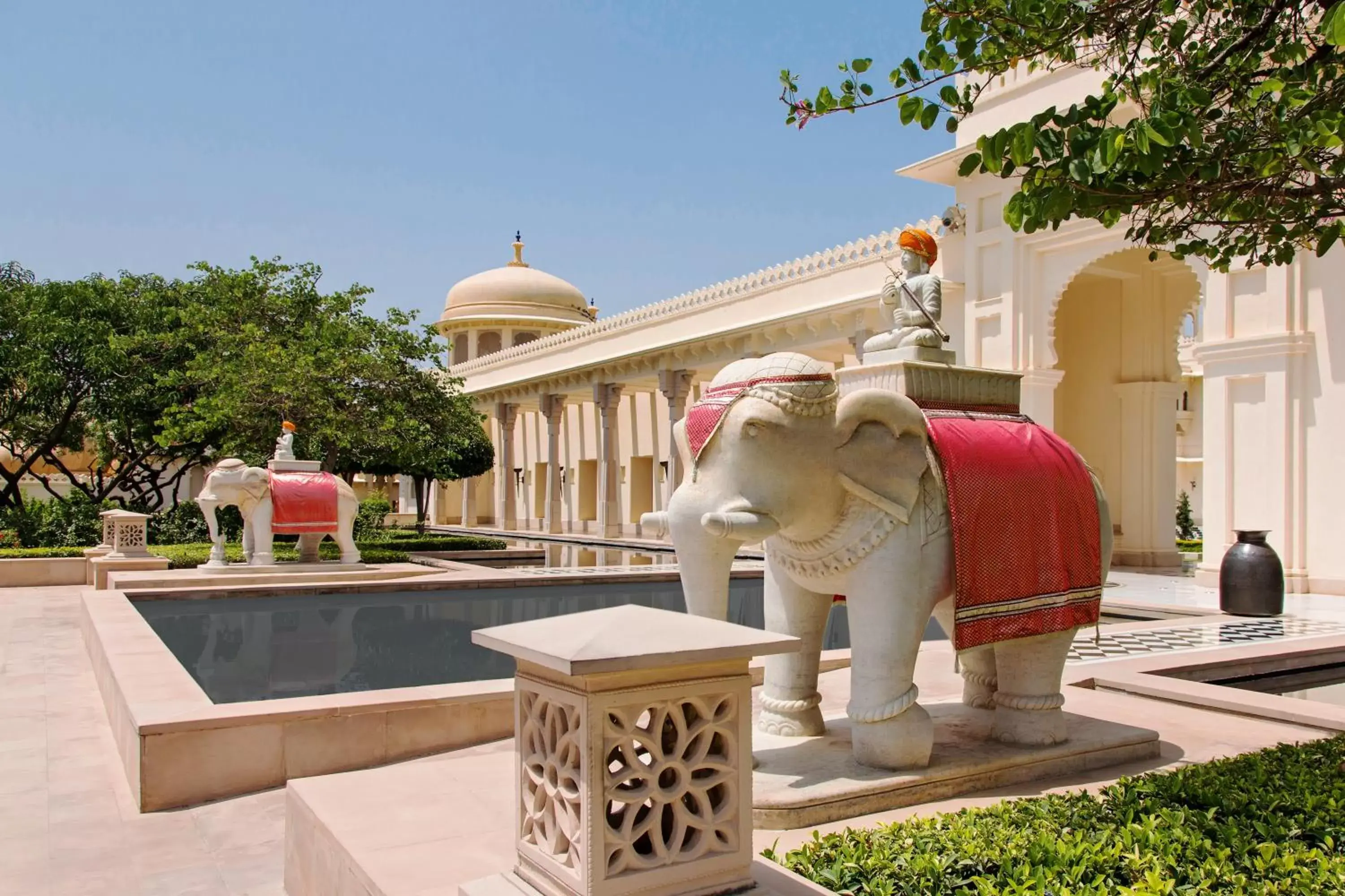 Facade/entrance, Swimming Pool in The Oberoi Udaivilas Udaipur