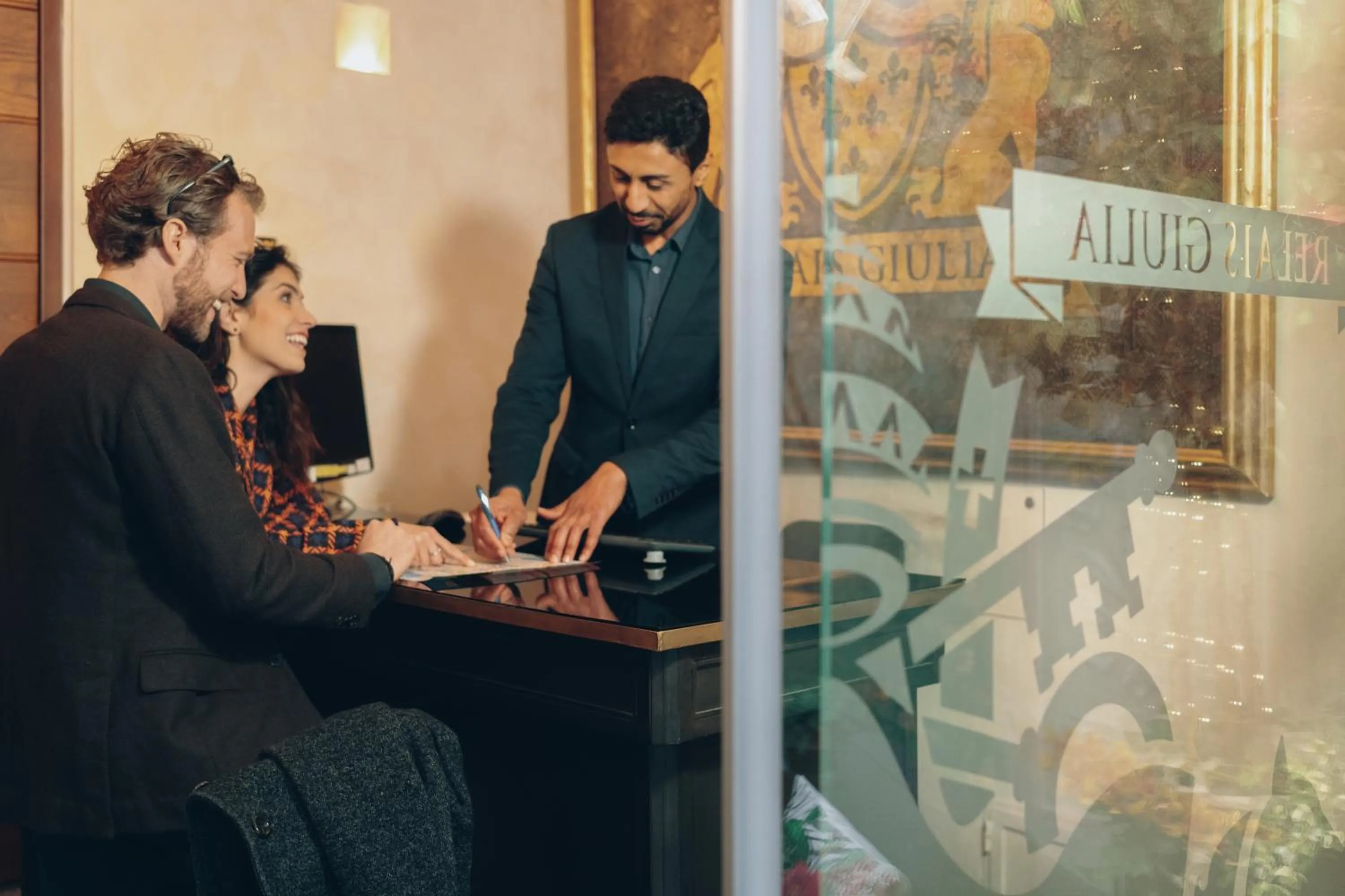 Lobby or reception in Relais Giulia