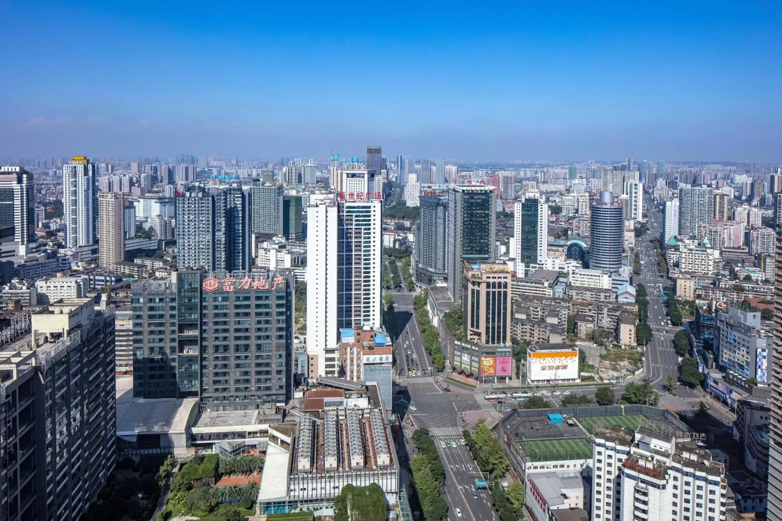 Photo of the whole room, Bird's-eye View in The Ritz-Carlton, Chengdu