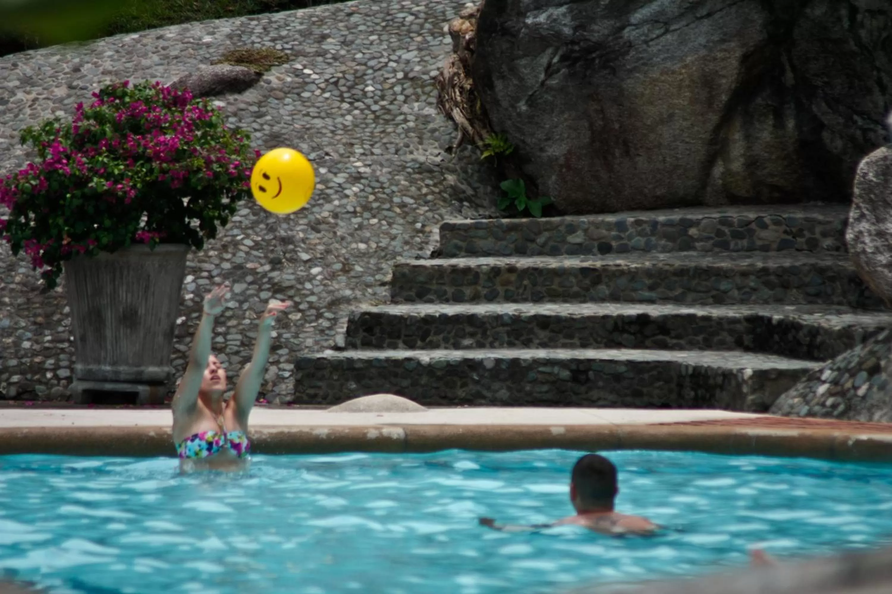 Pool view in Rio Escondido