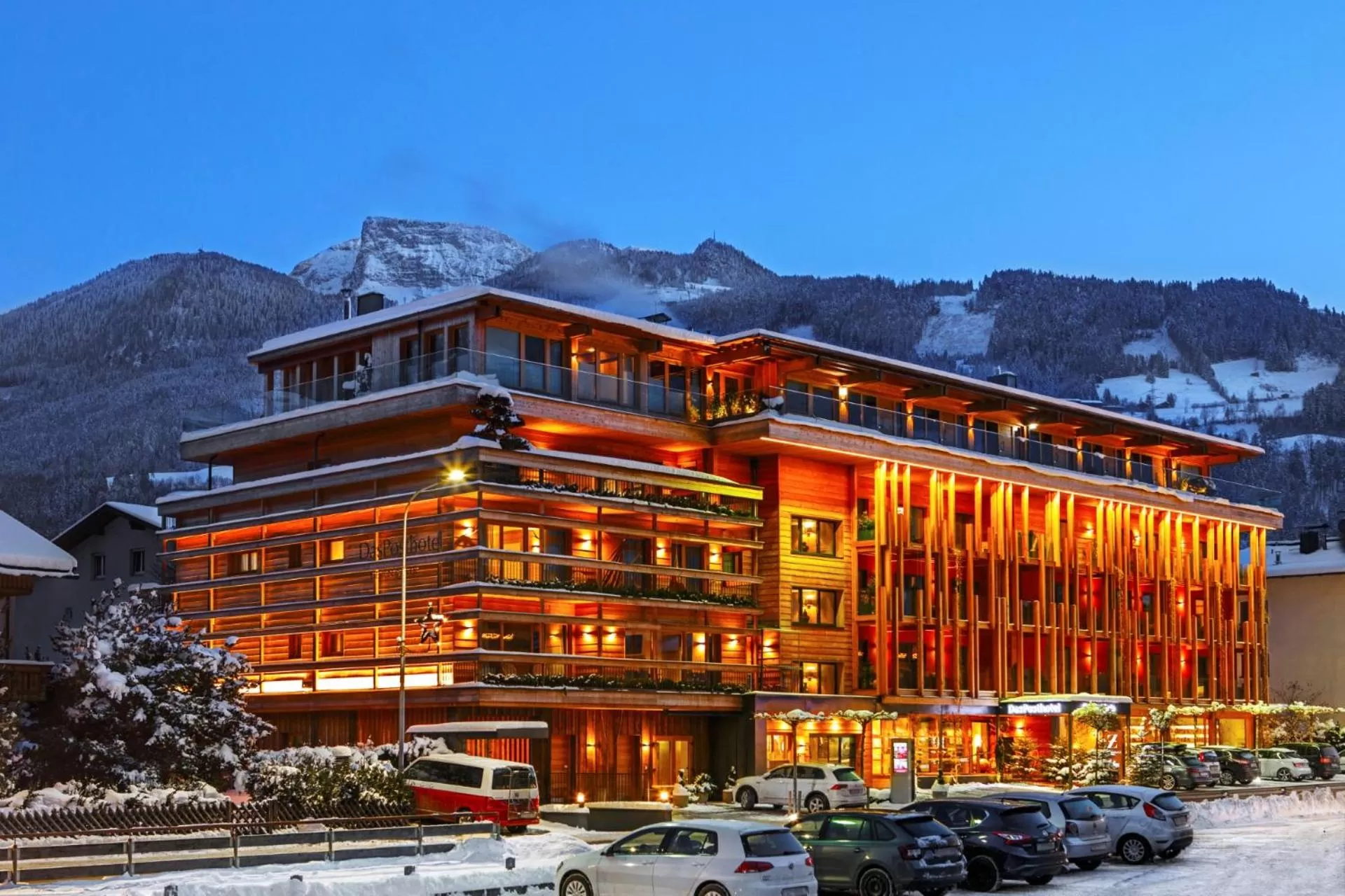 Property building in Small Luxury Hotel of the World - DasPosthotel