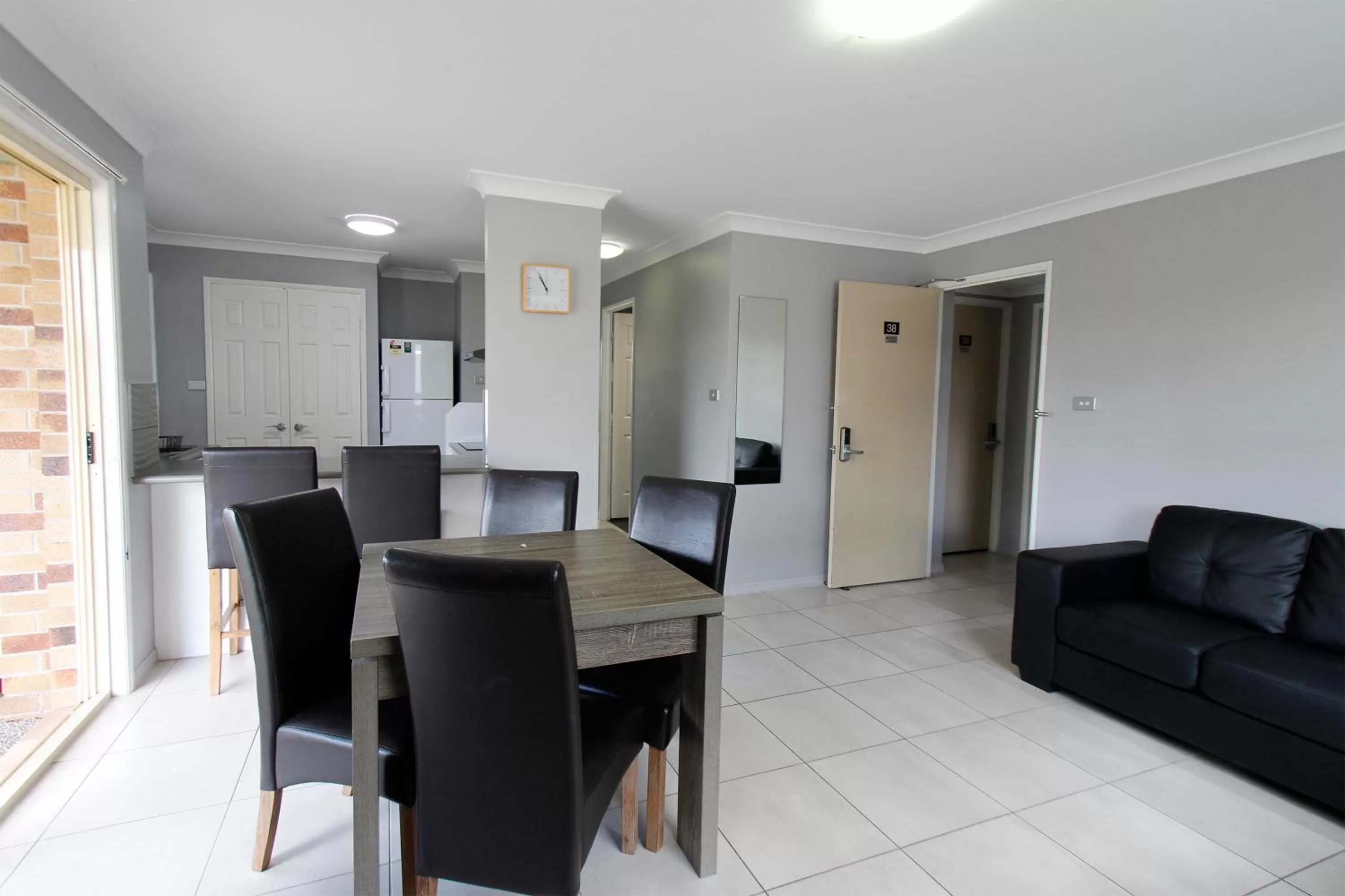 Living room in The Stirling Motel