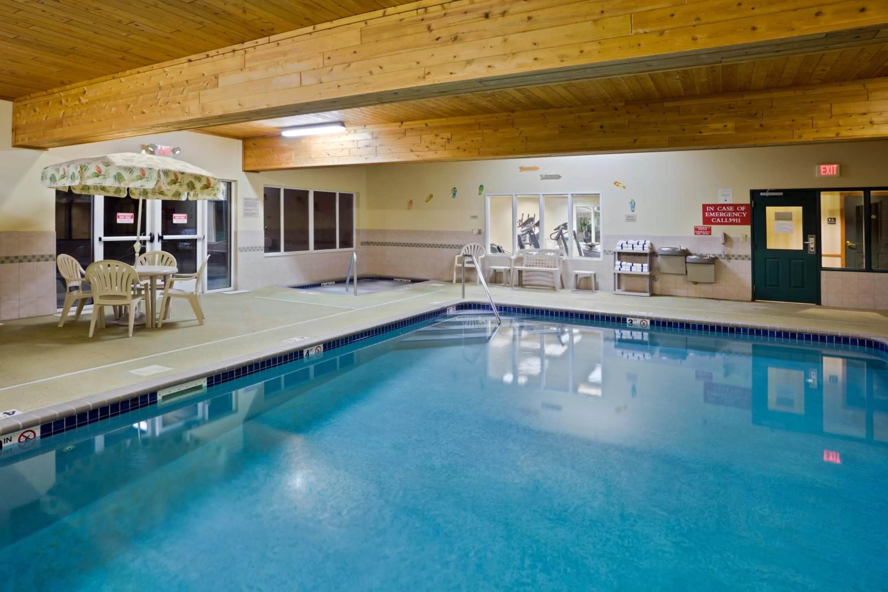 Swimming pool in AmericInn by Wyndham Iron Mountain