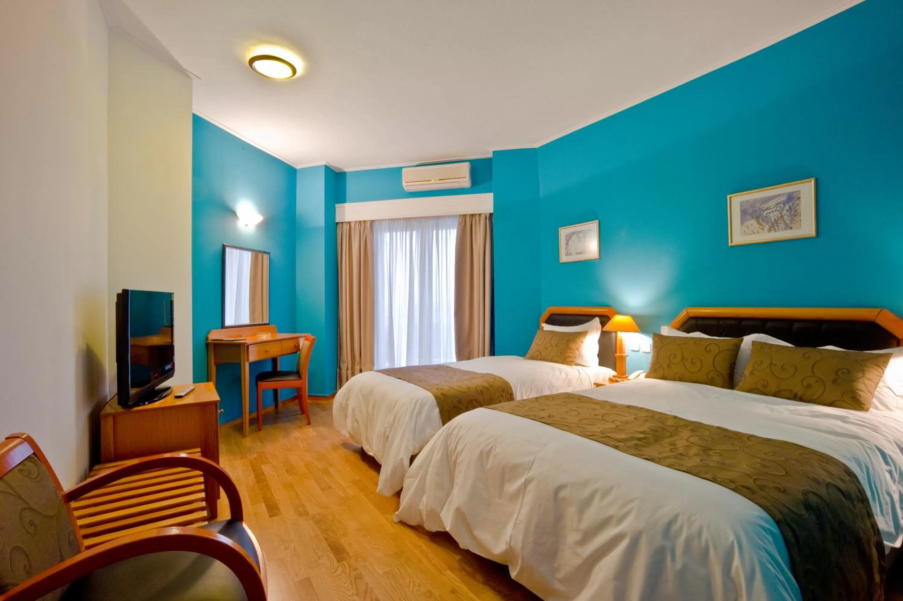 Bed in Hotel Αchillion Grevena