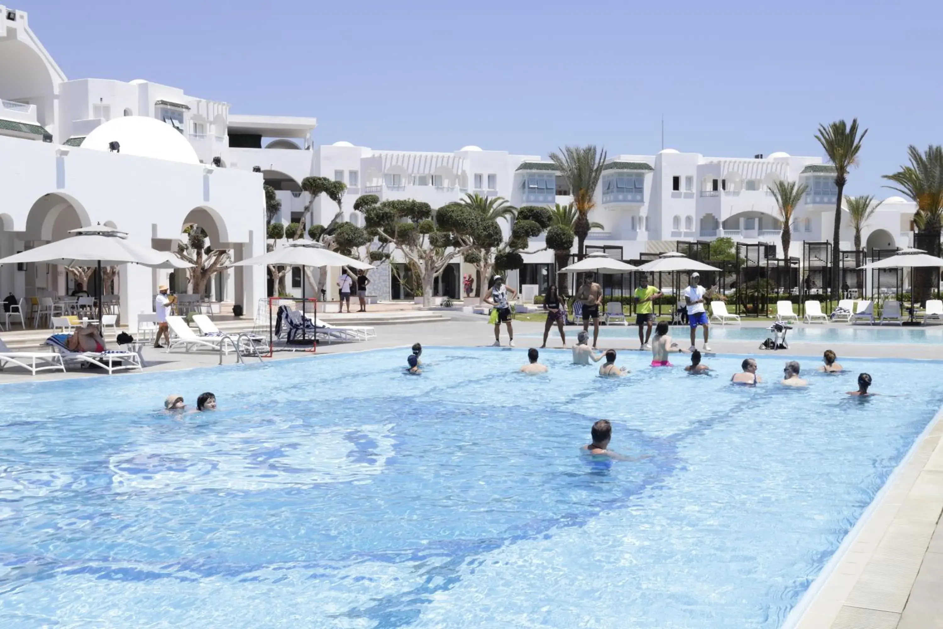 People, Swimming Pool in The Mirage Resort & SPA