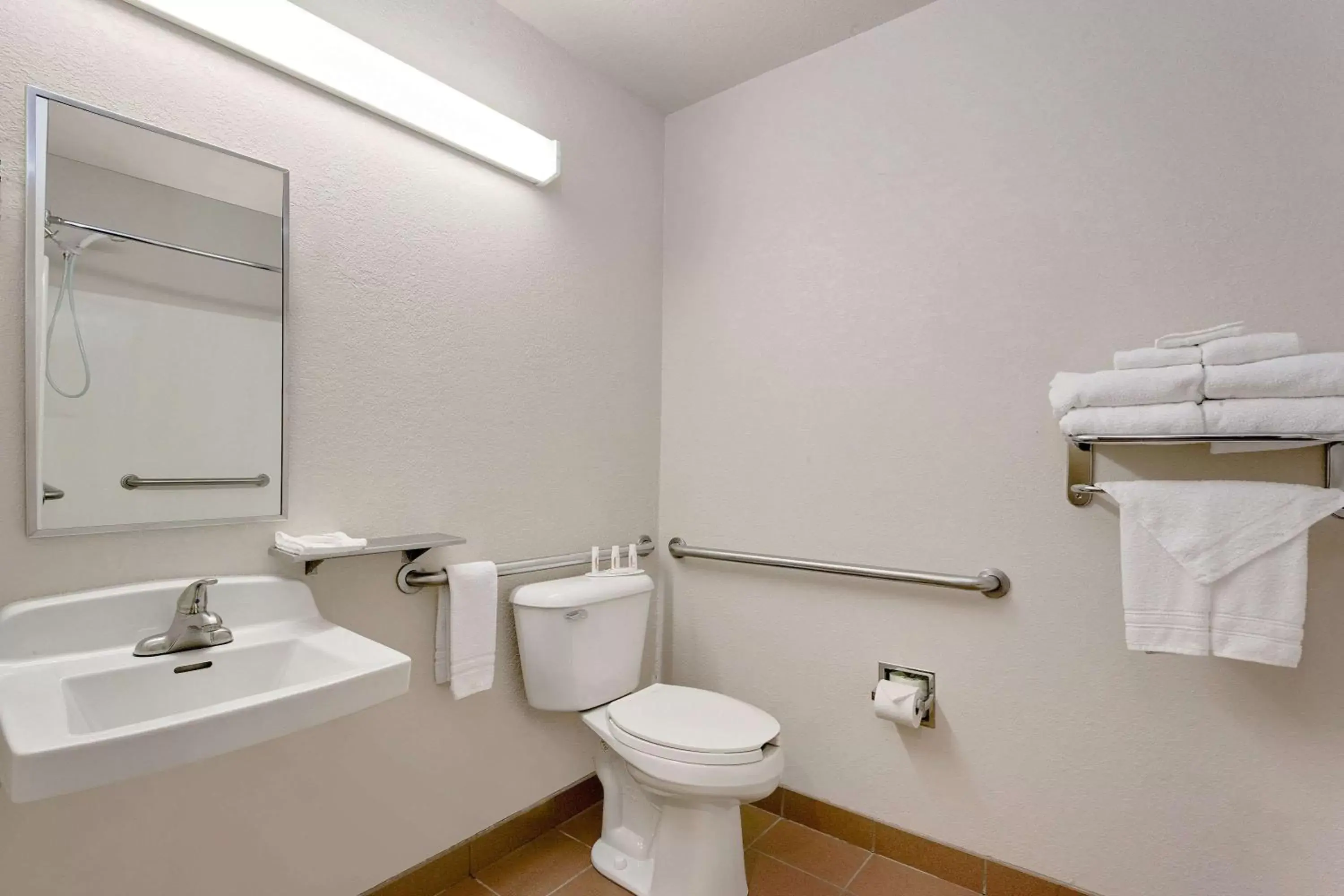 Bathroom in Microtel Inn & Suites by Wyndham Wellsville