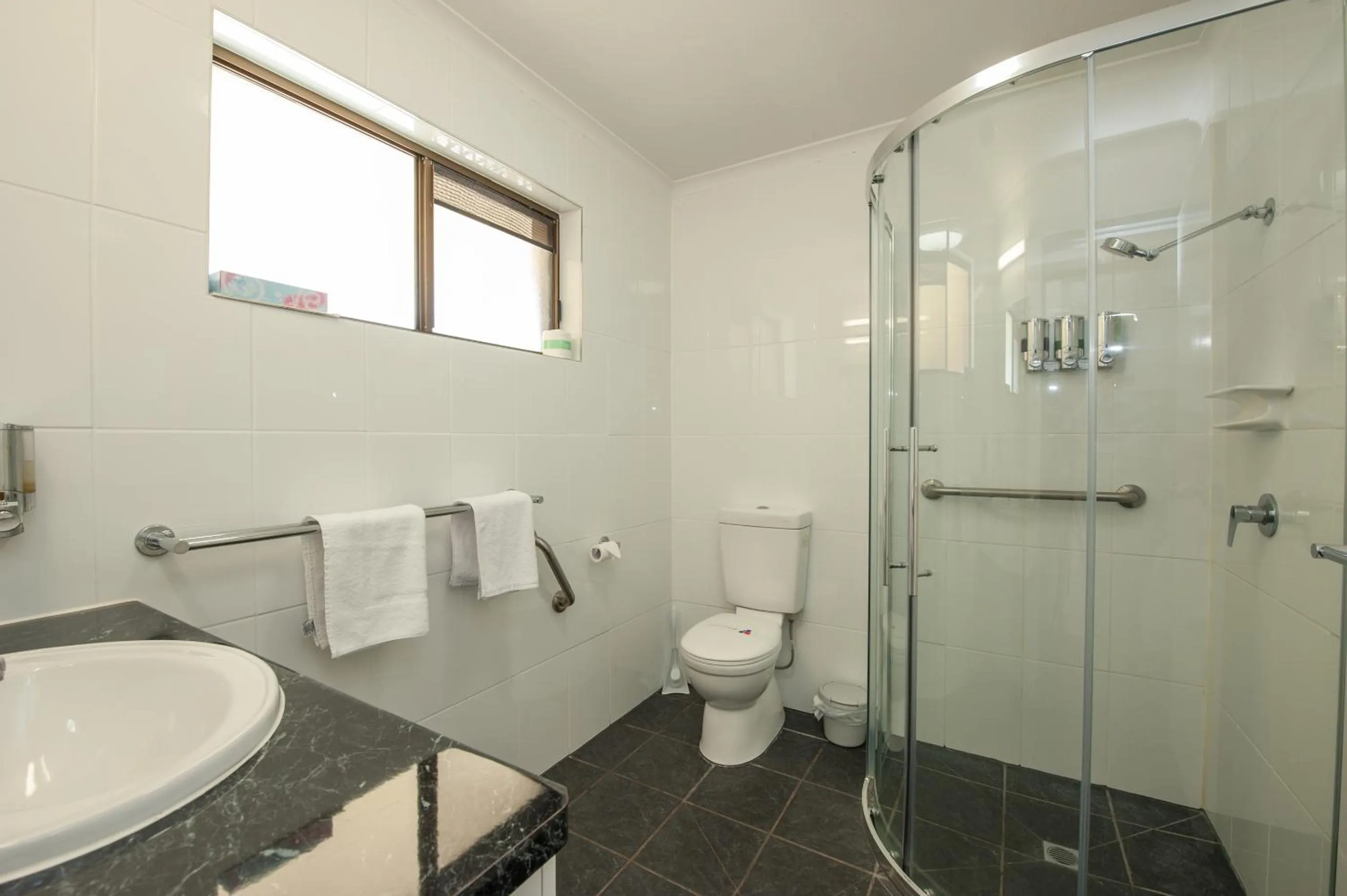 Toilet in Allan Cunningham Motel