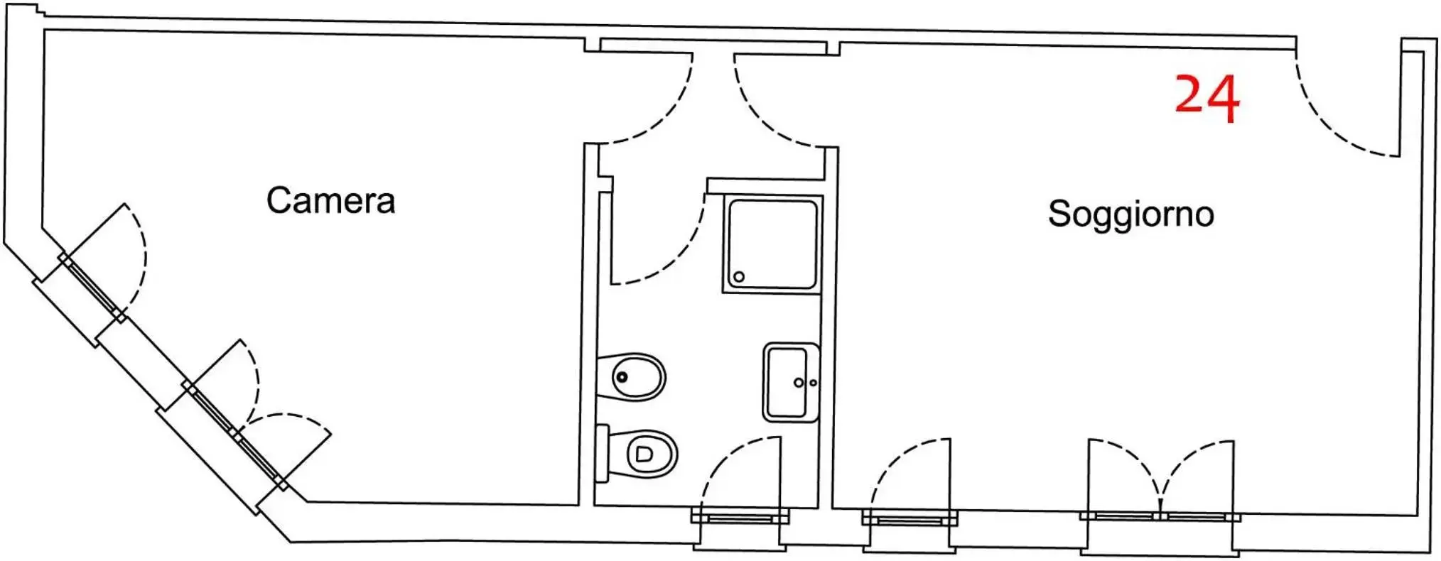Floor Plan in Appartamenti Emmaus