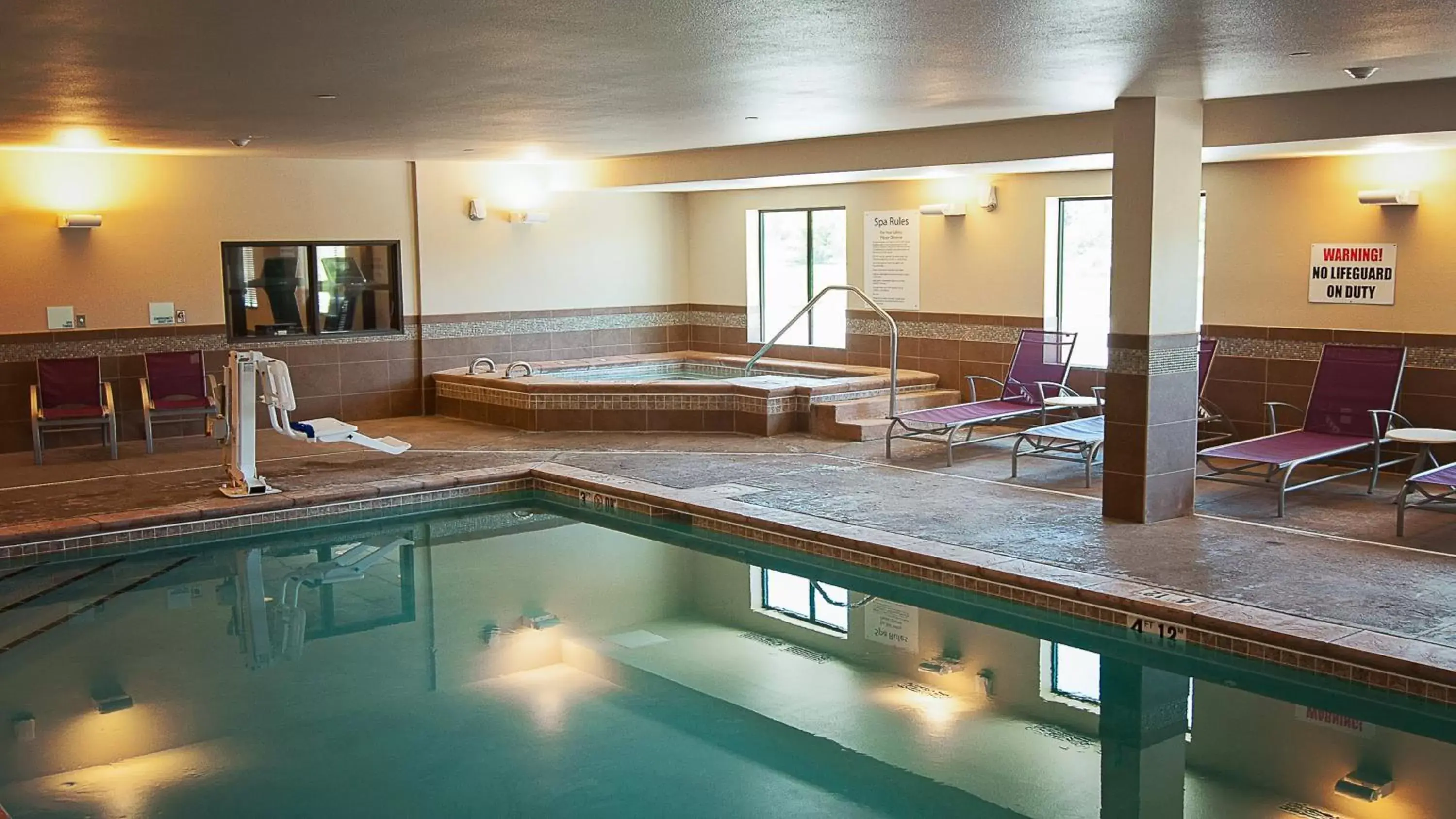 Swimming Pool in Holiday Inn Express Hotel & Suites Wichita Northeast, an IHG Hotel