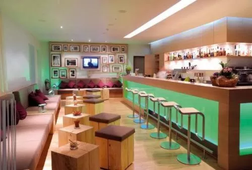 Lounge or bar in Logis Hôtel Kur- und Wellnesshaus Spree Balance