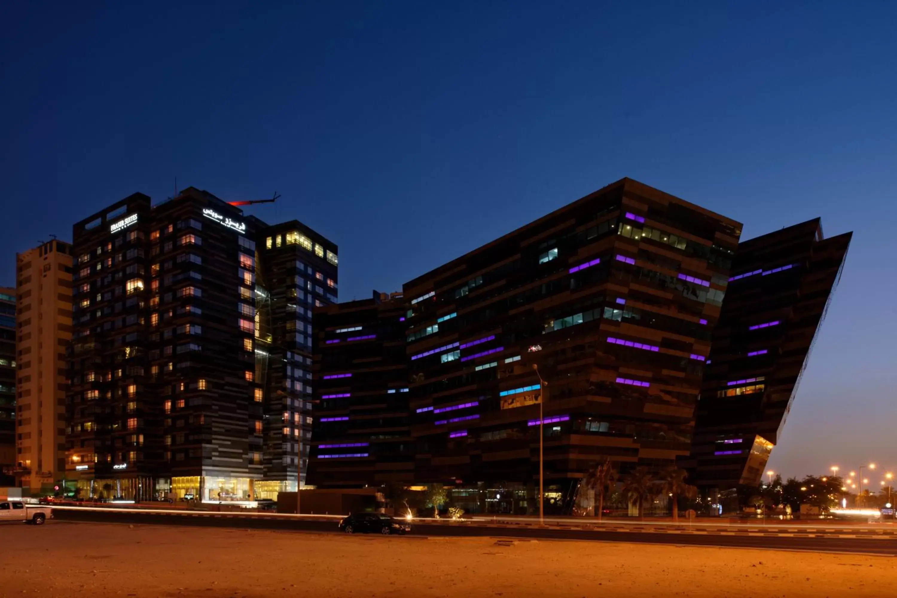 Facade/entrance, Property Building in Fraser Suites Doha